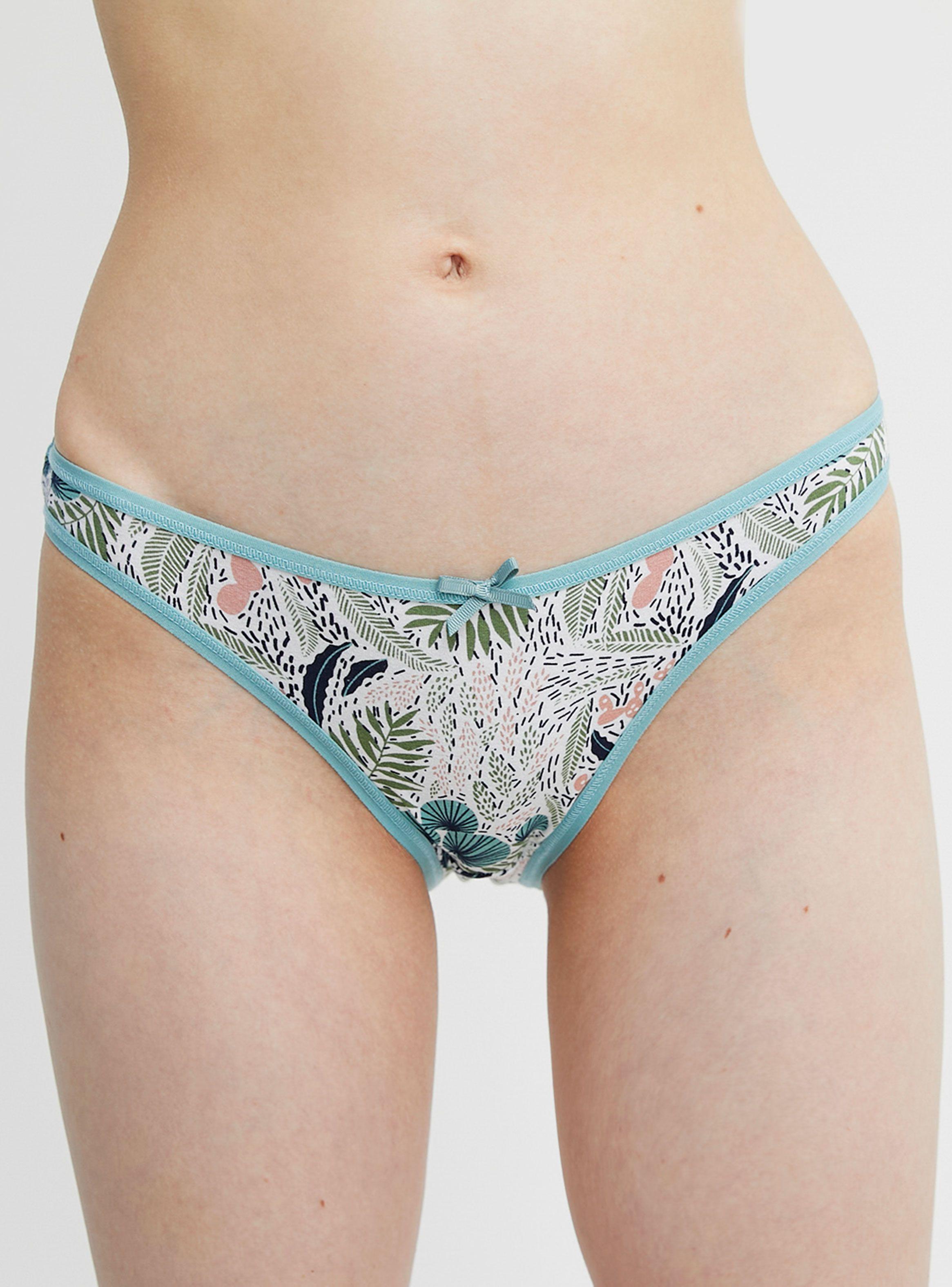 Pack 4 Bikini Estampado Mini Lazo Algodón-1