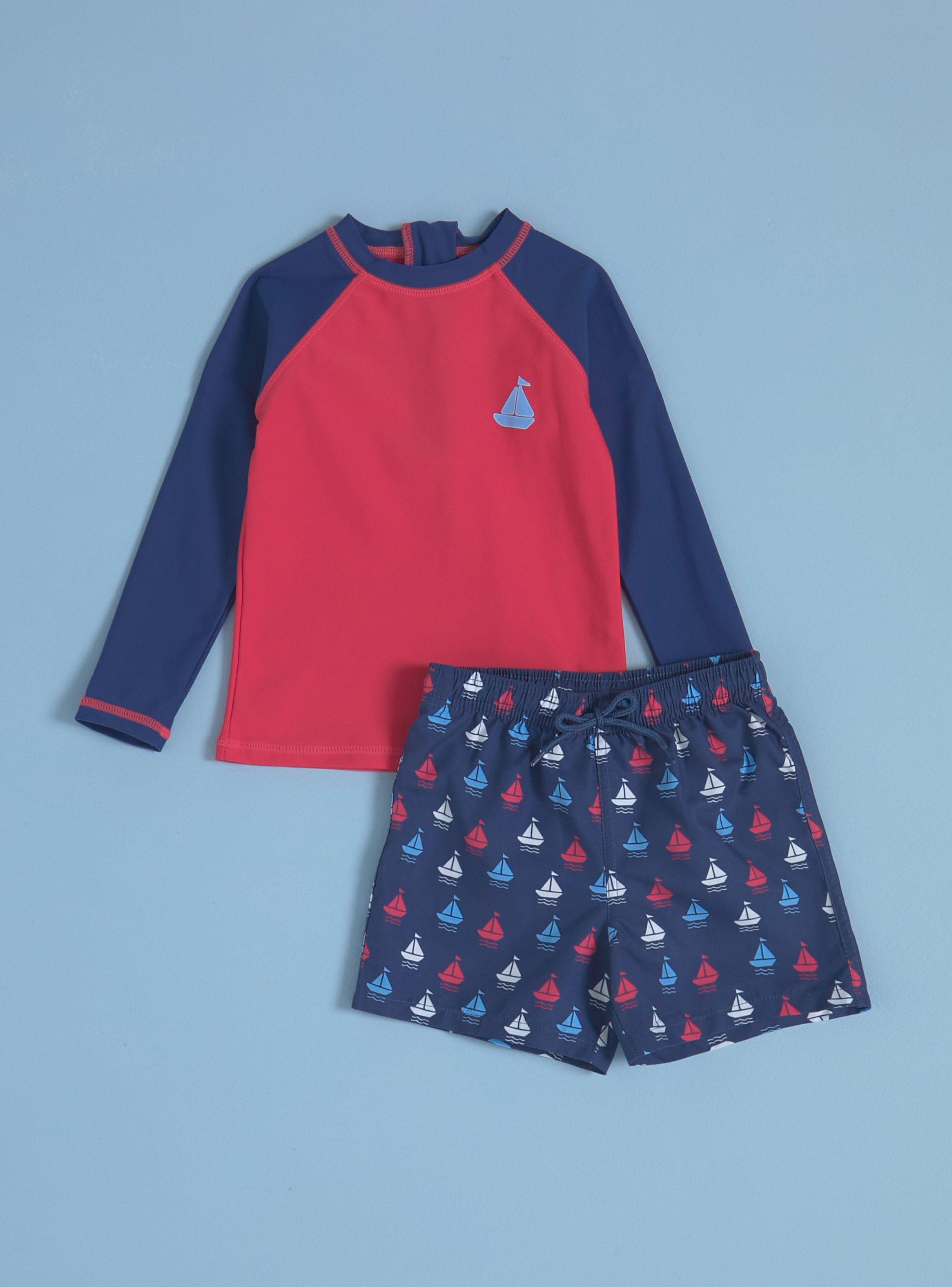 Traje de Baño de Dos Piezas Estampado-0