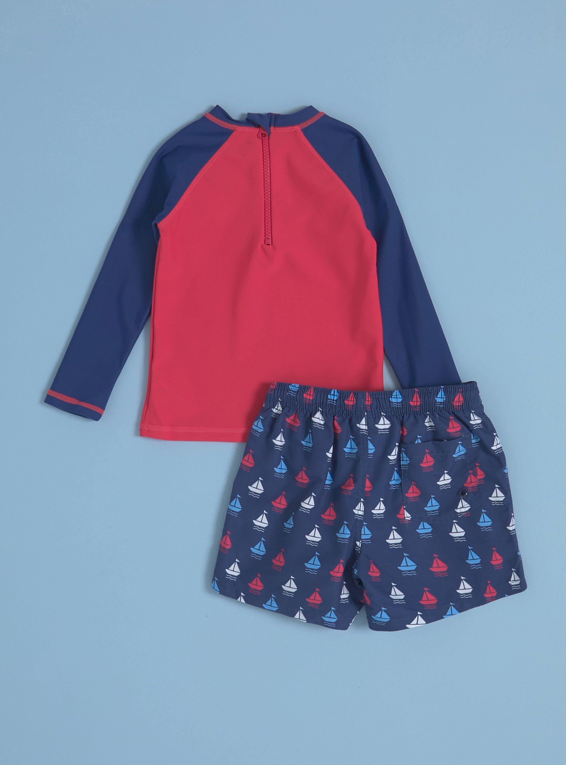 Traje de Baño de Dos Piezas Estampado-1