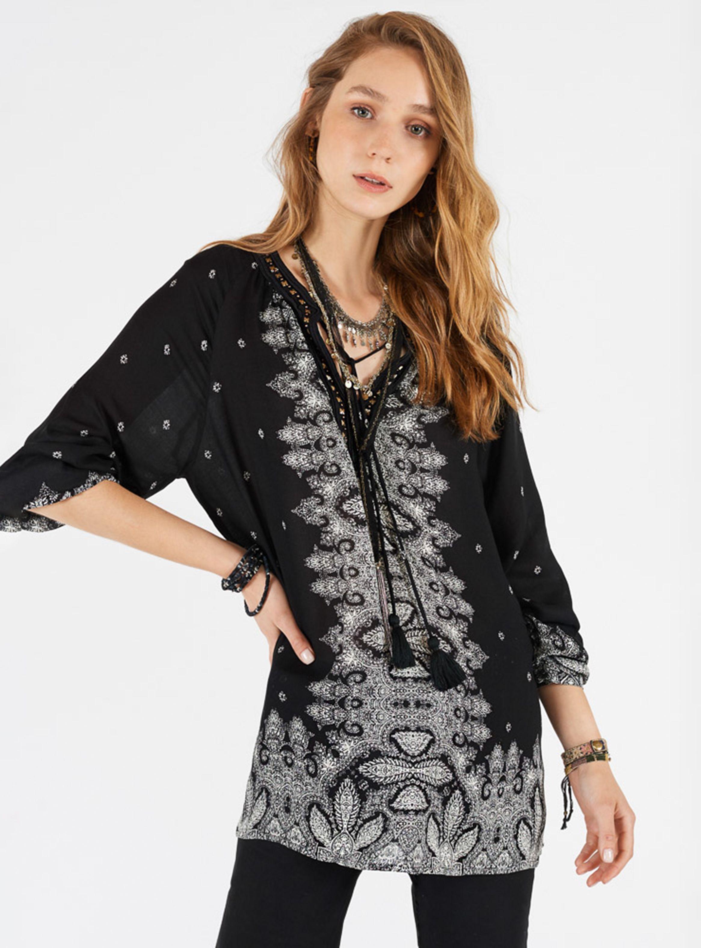 Blusa Estampada Bordada Umbrale Woman-0