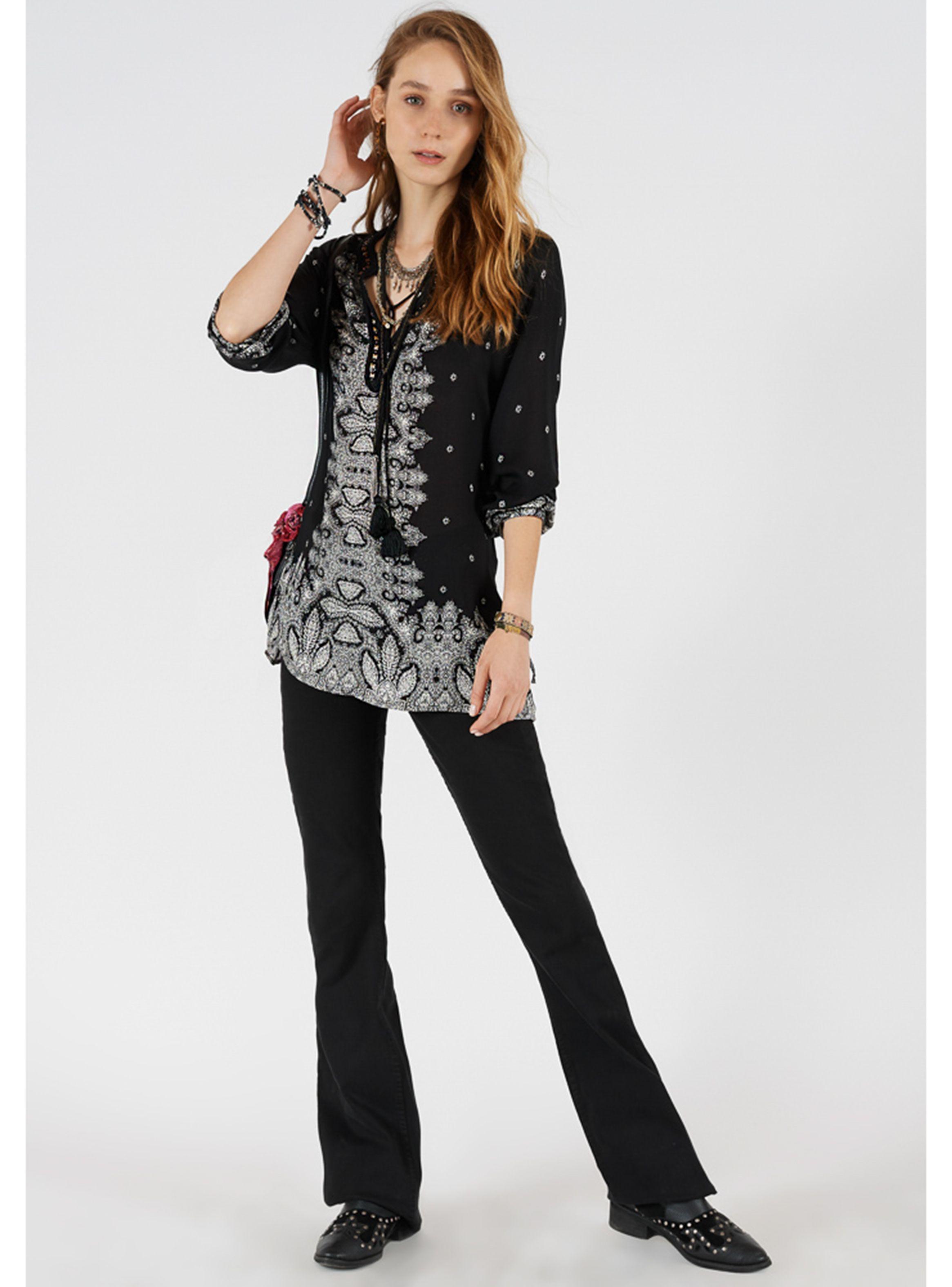 Blusa Estampada Bordada Umbrale Woman-3