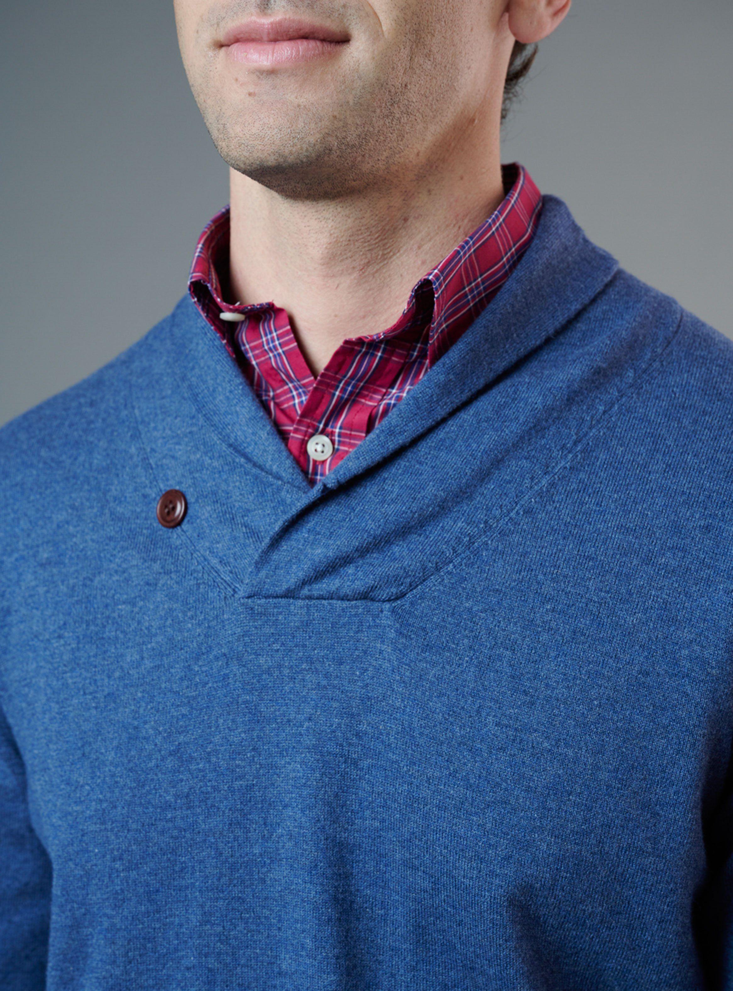 Sweater cuello gris Saville Row-2