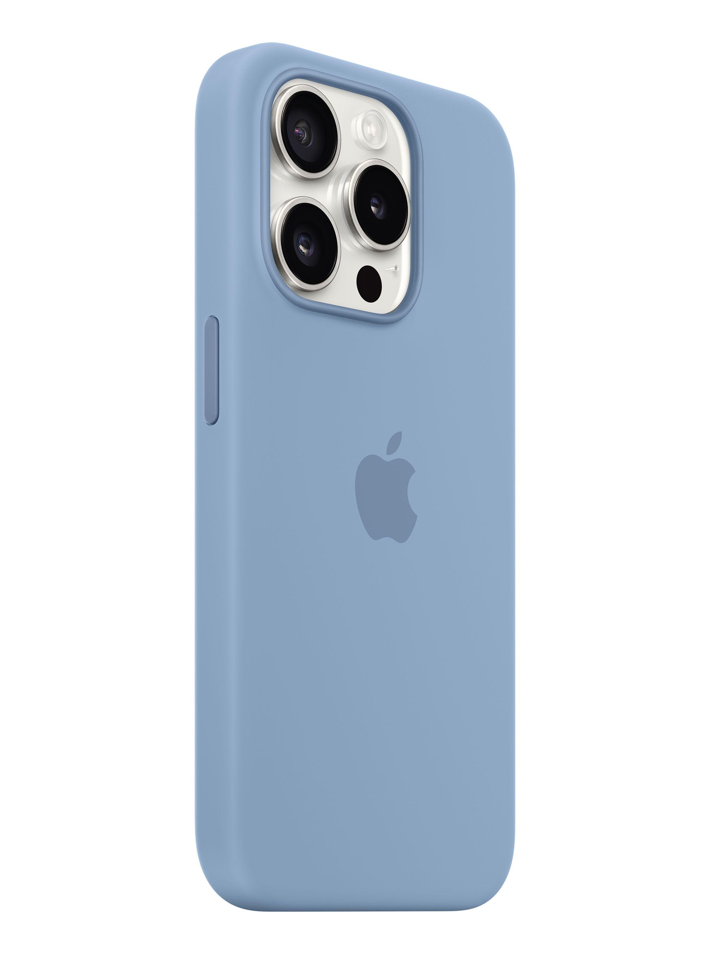 Carcasa Silicona con MagSafe para iPhone 15 Pro Color Azul Invierno-1