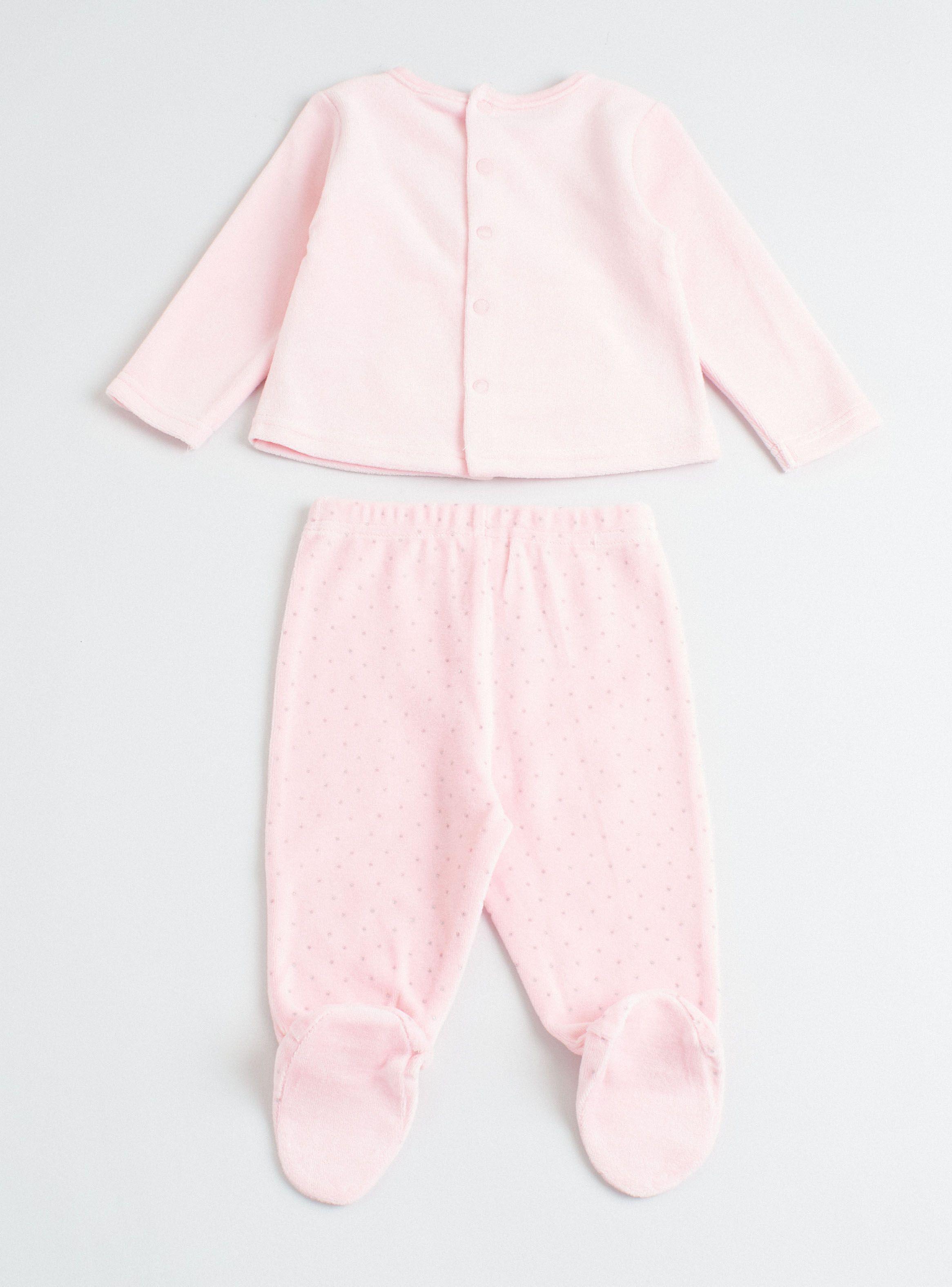 Conjunto Plush Unicornio Algodón Niña-1