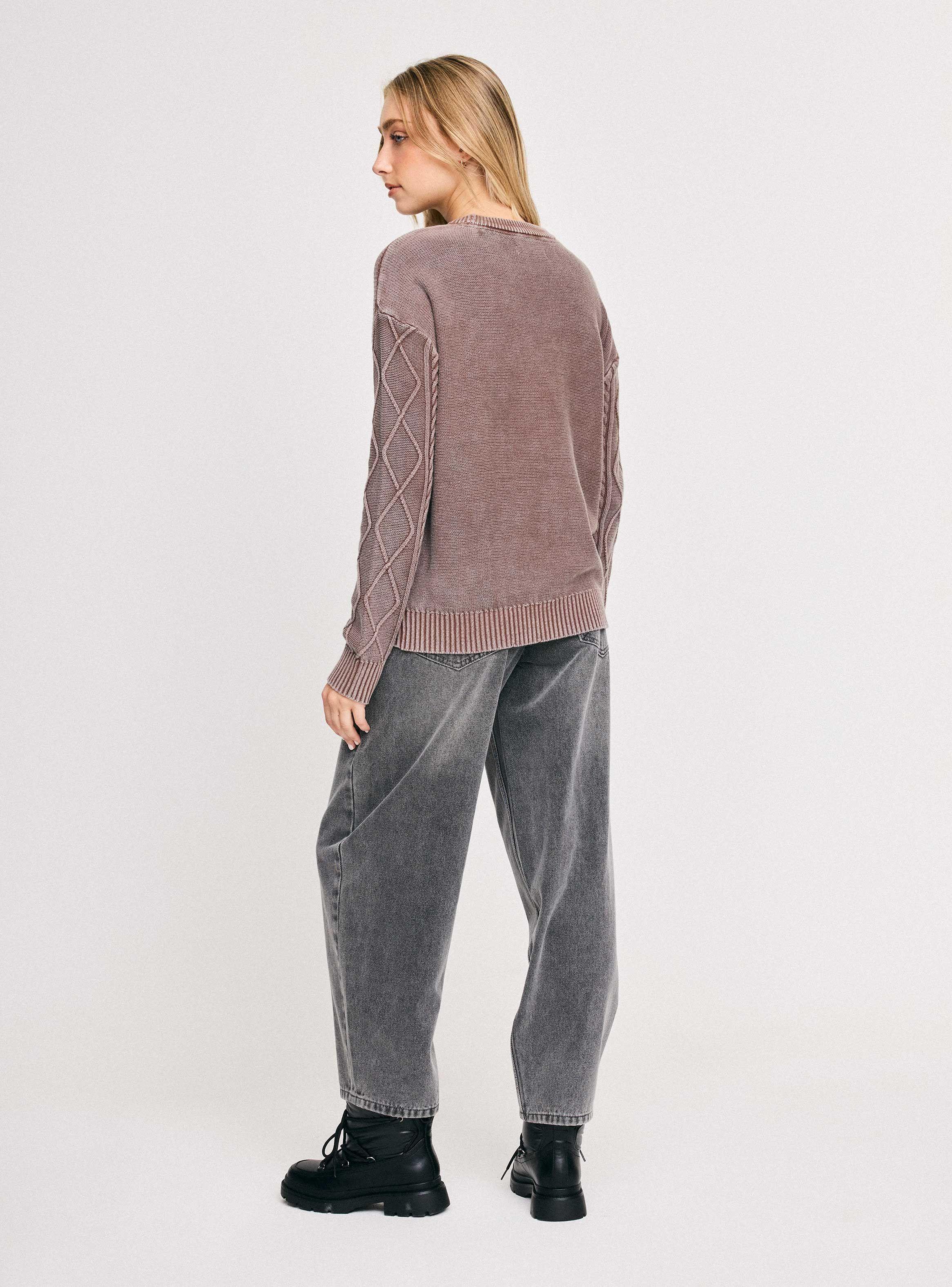 Sweater Trenzas Lavado-5