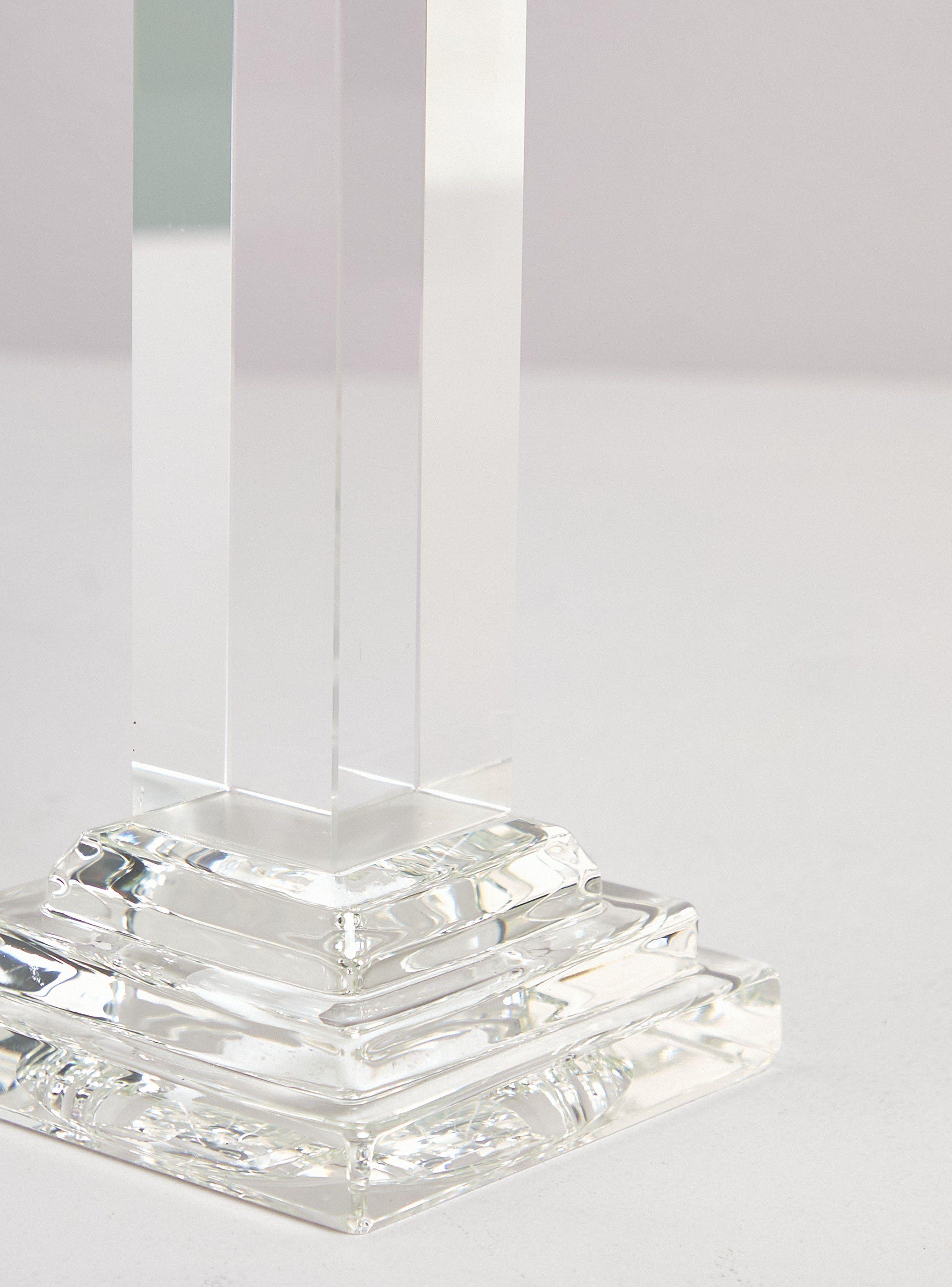 Candelabro Cristal 28 cm-2