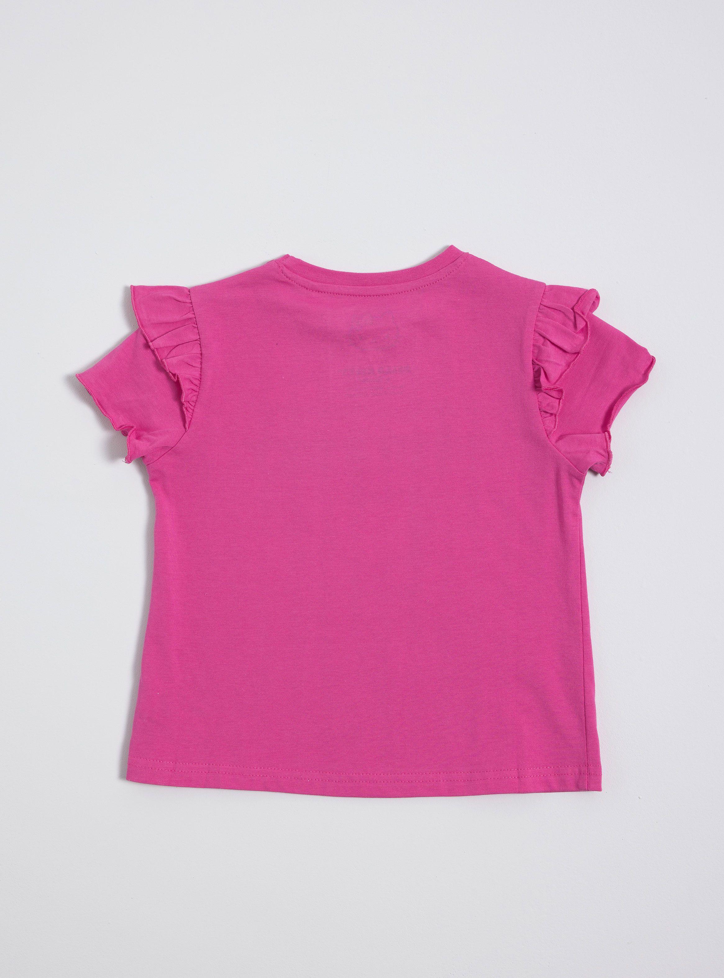 Polera Estampada Hello Kitty con Vuelos y Glitter-3
