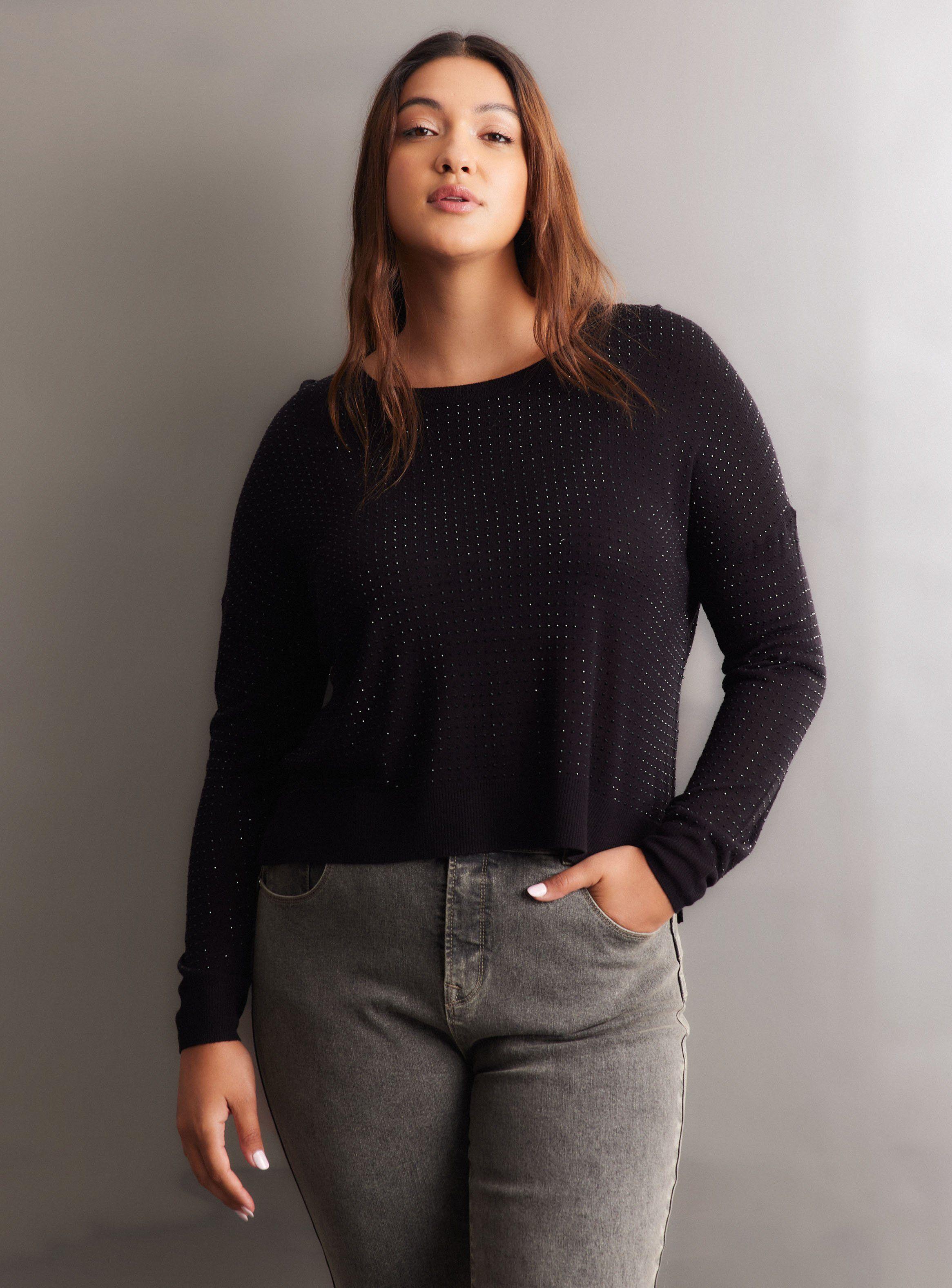 Sweater Aplicación Full Strass-0