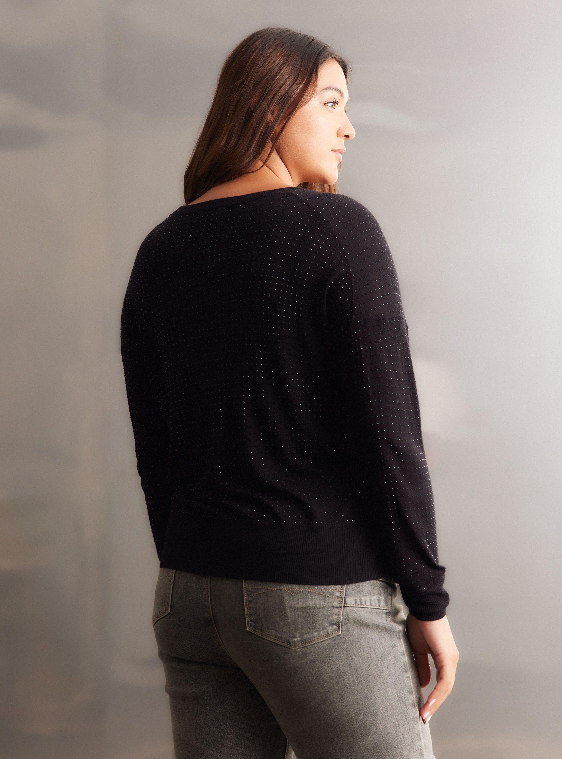 Sweater Aplicación Full Strass-1