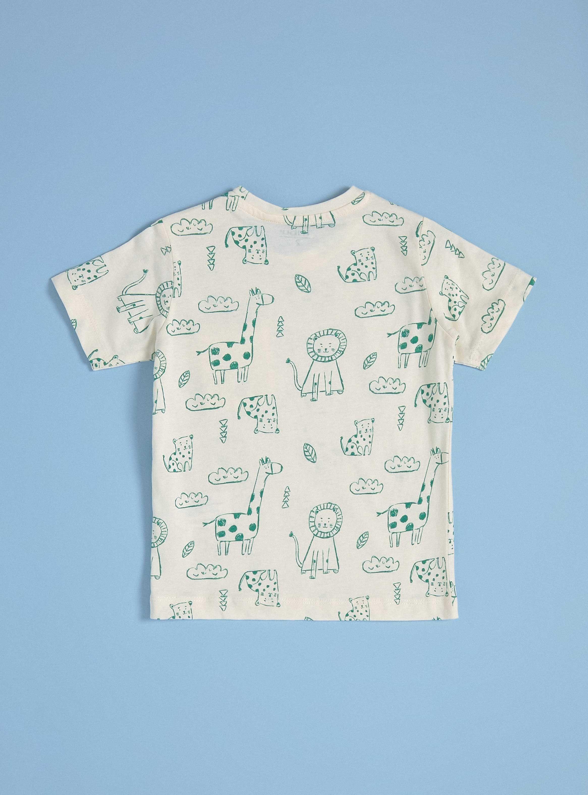 Polera Estampada con Bolsillo-1