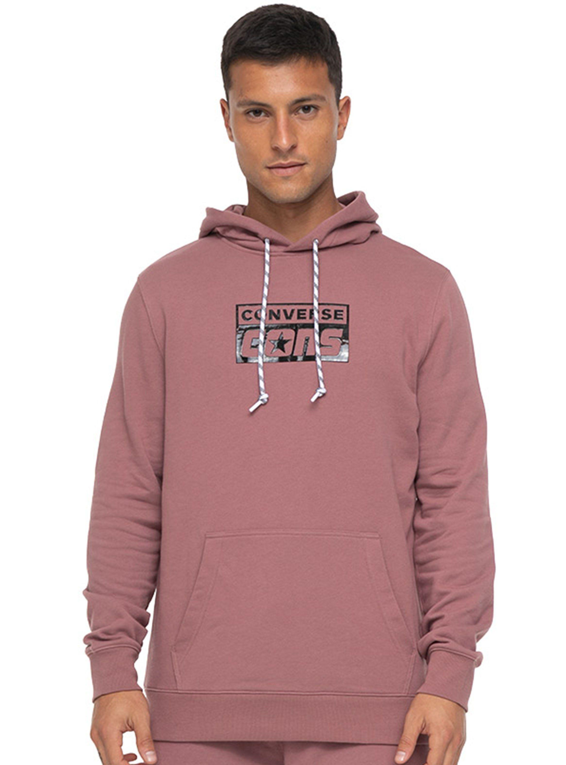 Polerón Cons Hoodie Burdeo-0