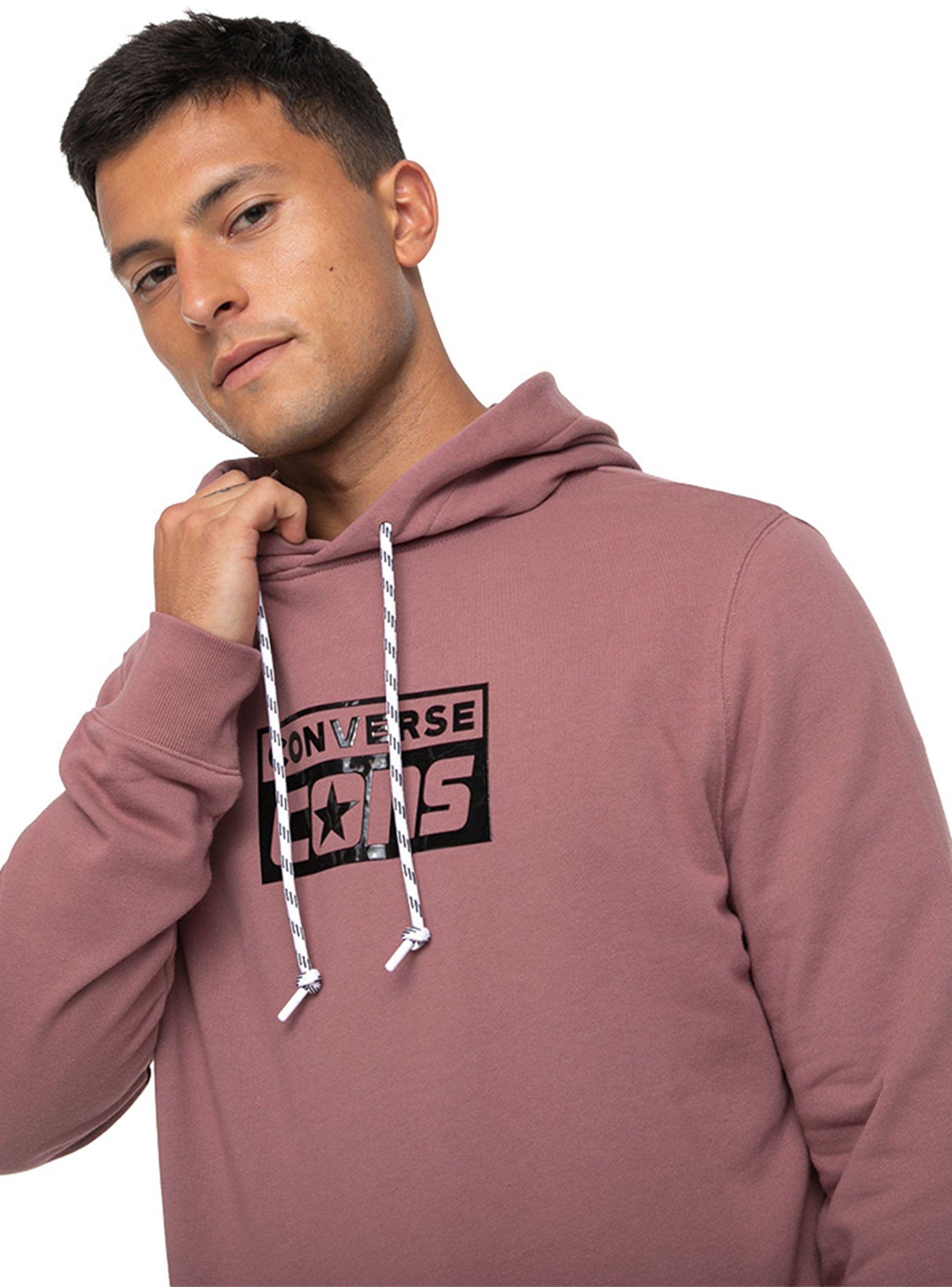 Polerón Cons Hoodie Burdeo-2