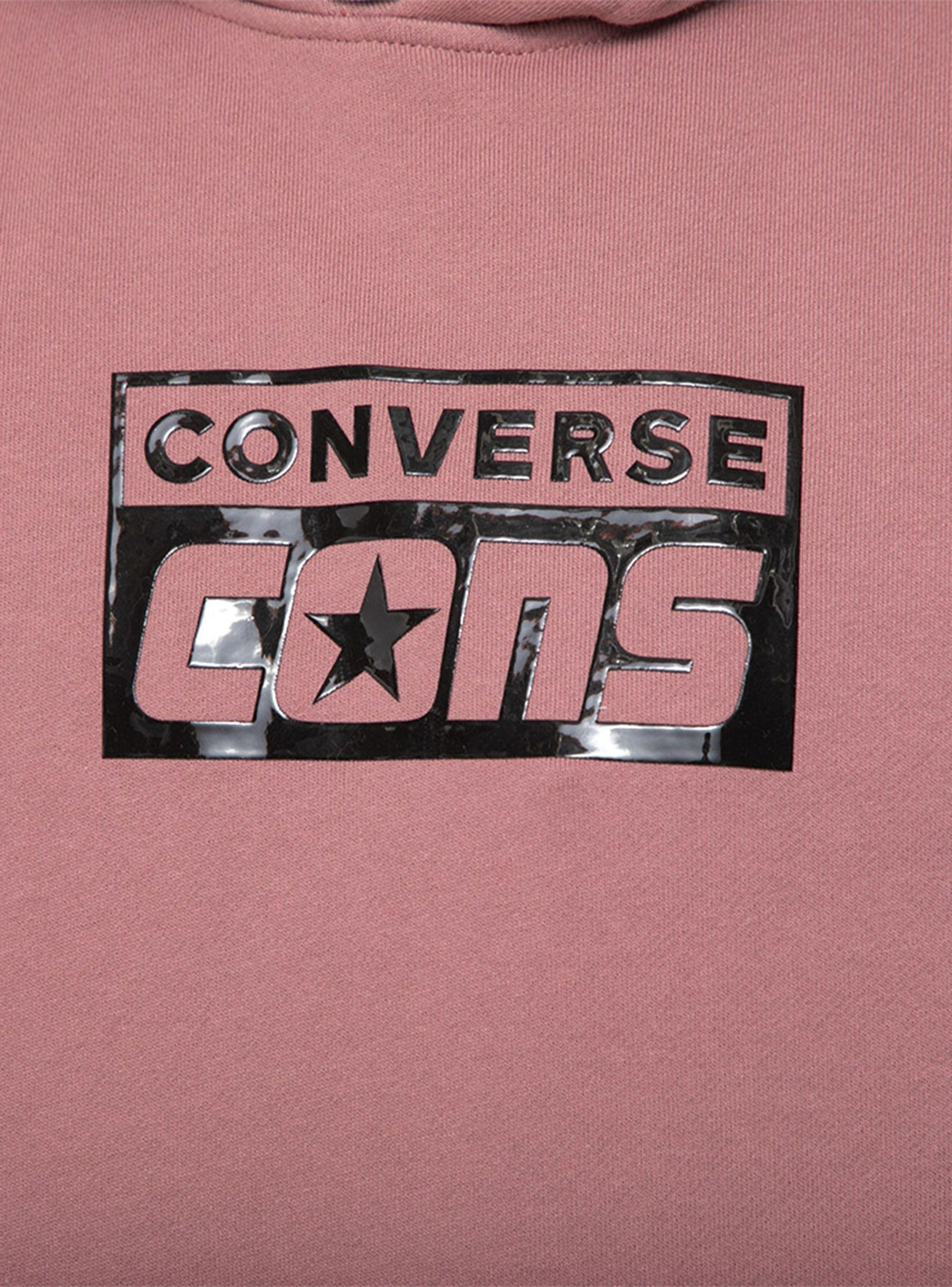 Polerón Cons Hoodie Burdeo-3