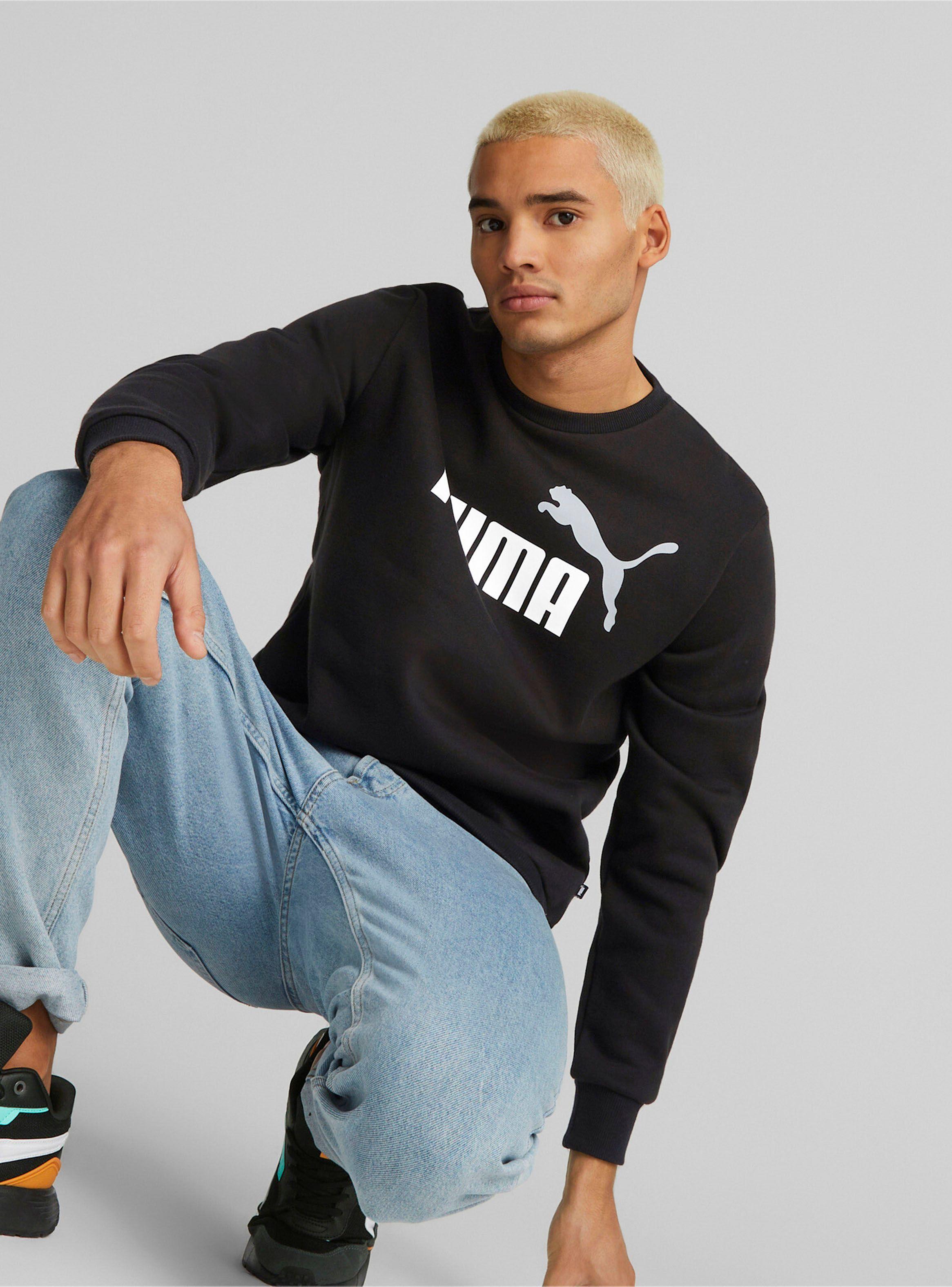 Polerón Man ESS+2 Col Big Logo Crew Fl-5