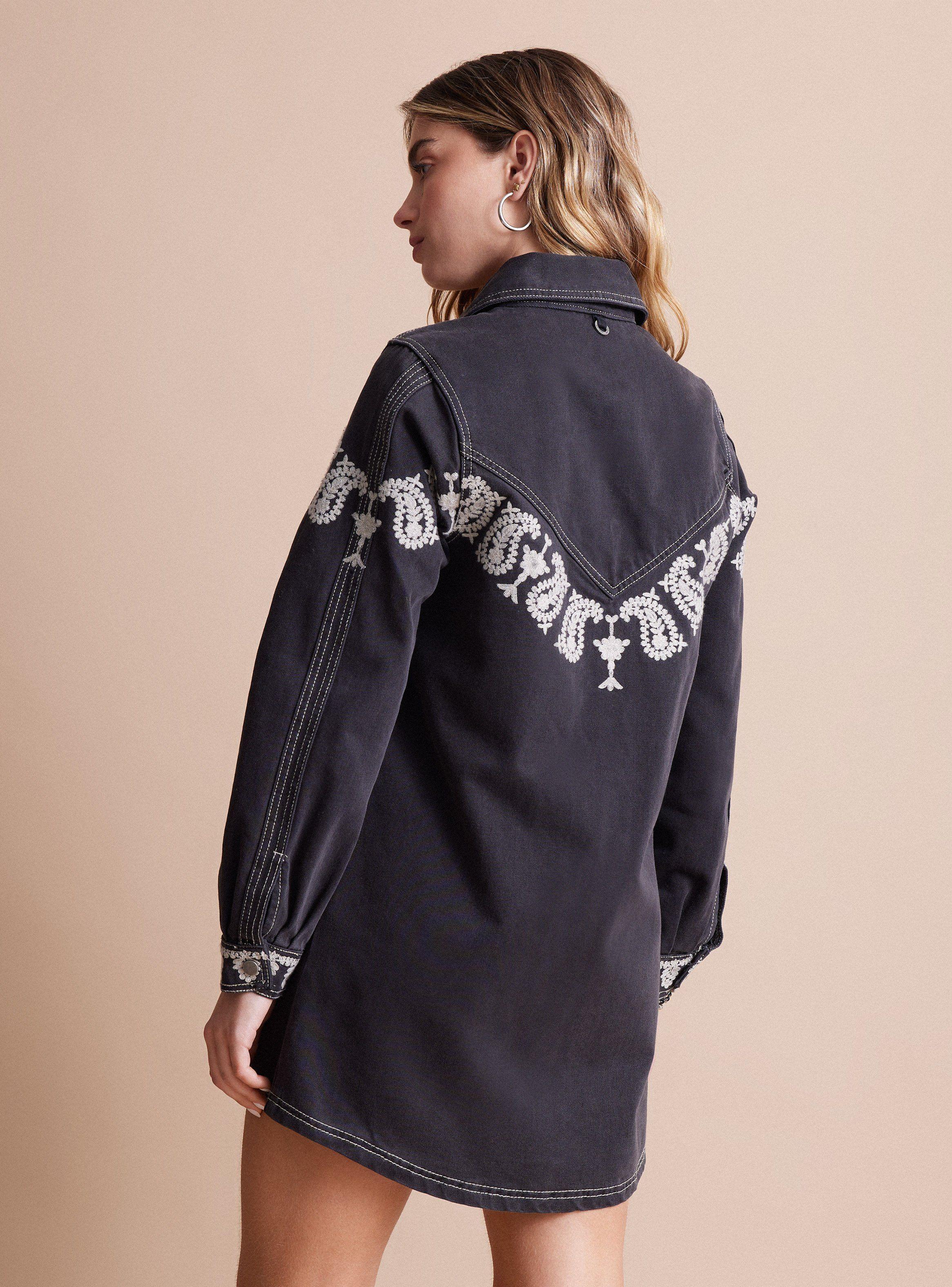 Chaqueta Con Aplicación De Bordado-1