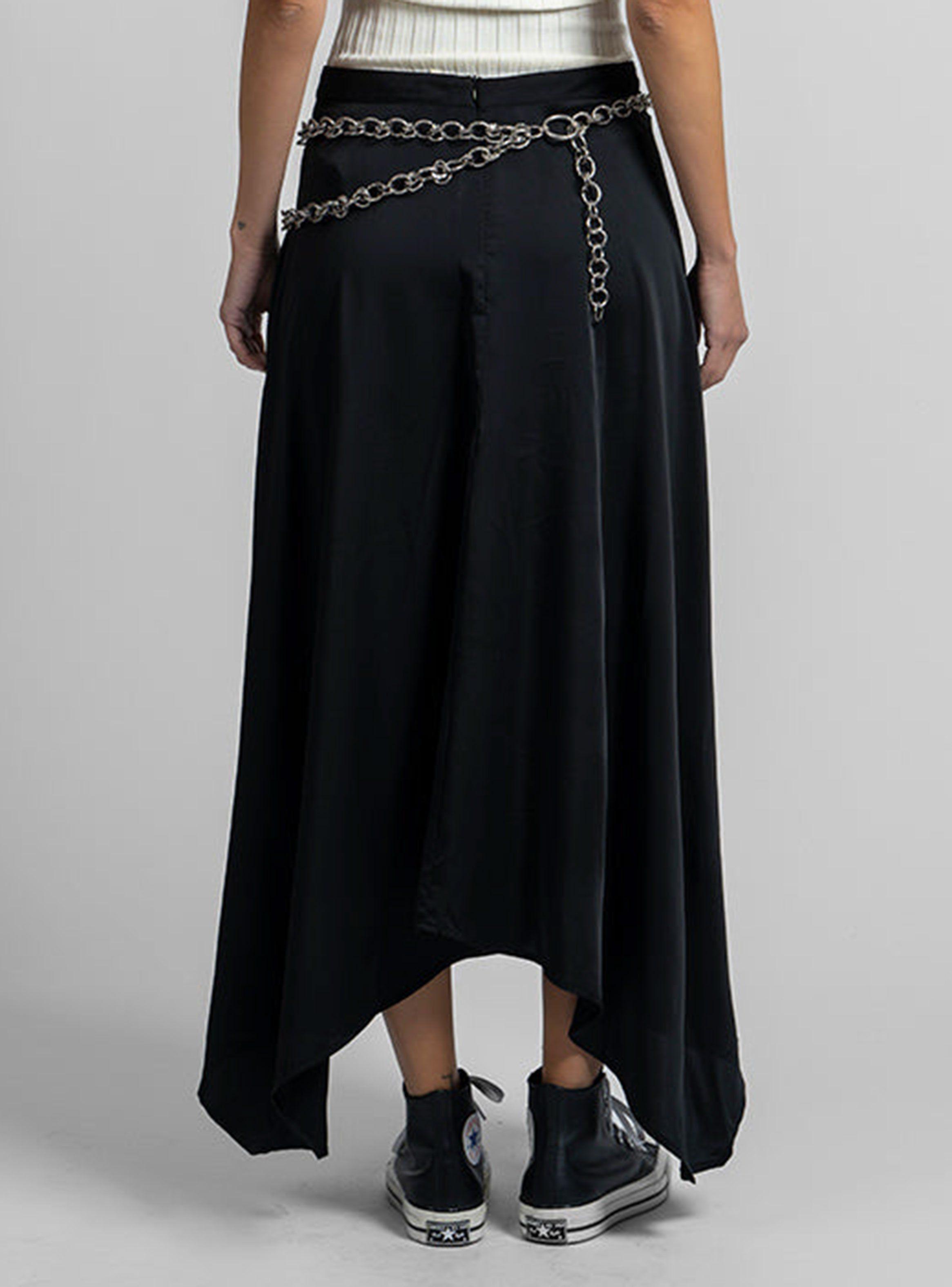 Falda Leticia Tencel Negro-1