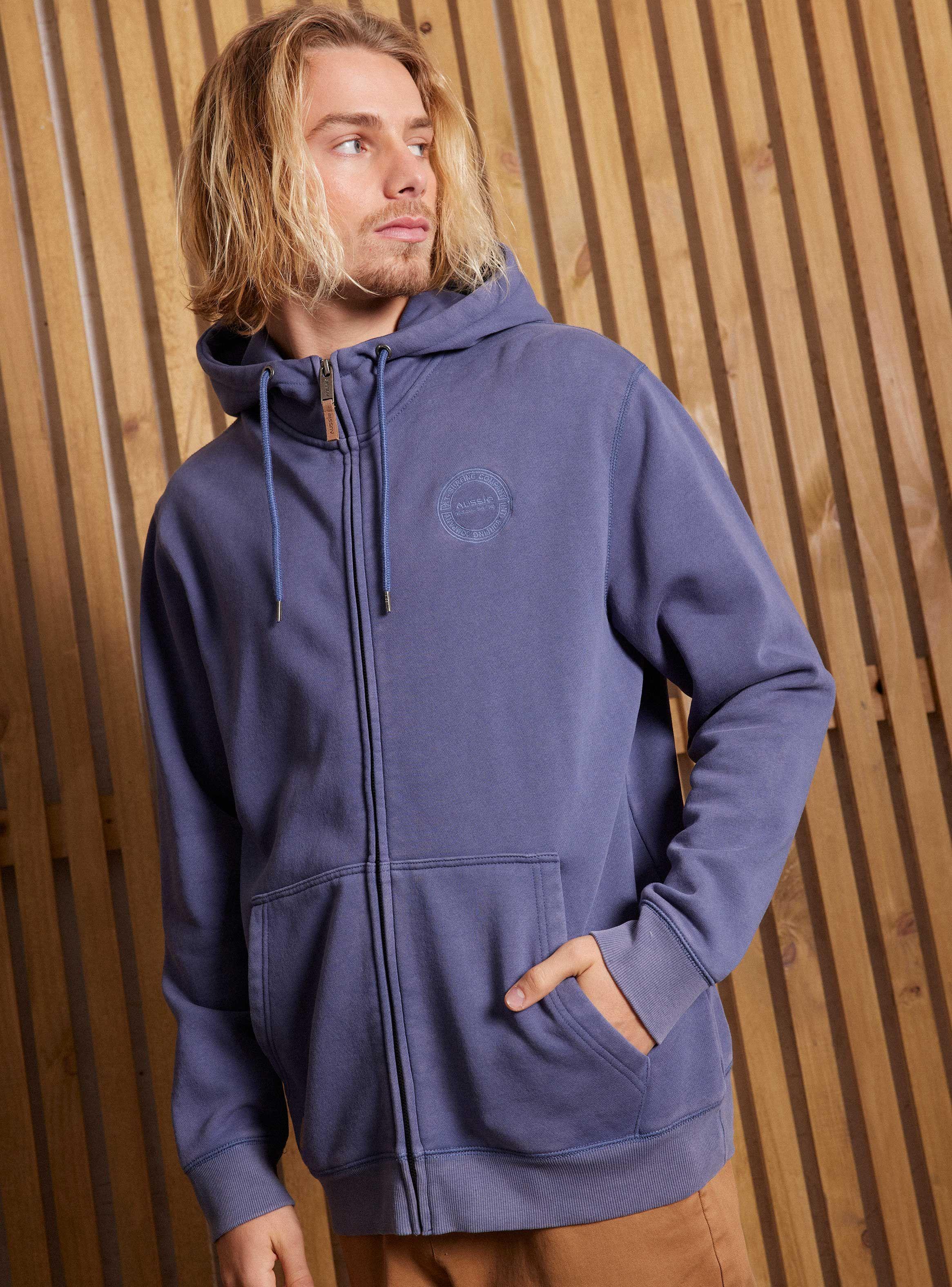 Polerón Diseño Lavado Capucha Garment Dye-0