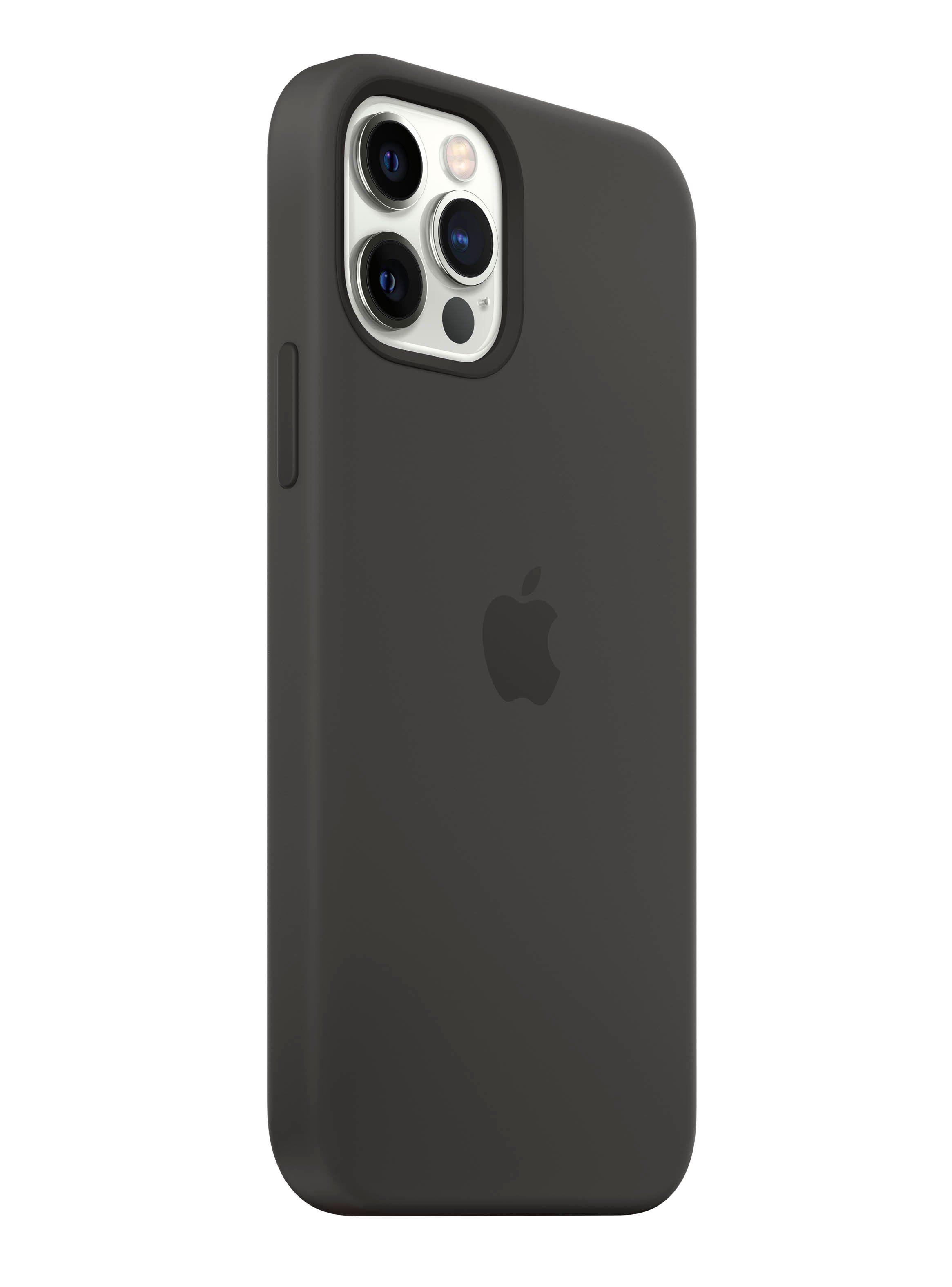 Funda de Silicona con MagSafe para iPhone 12 y iPhone 12 Pro Black-1