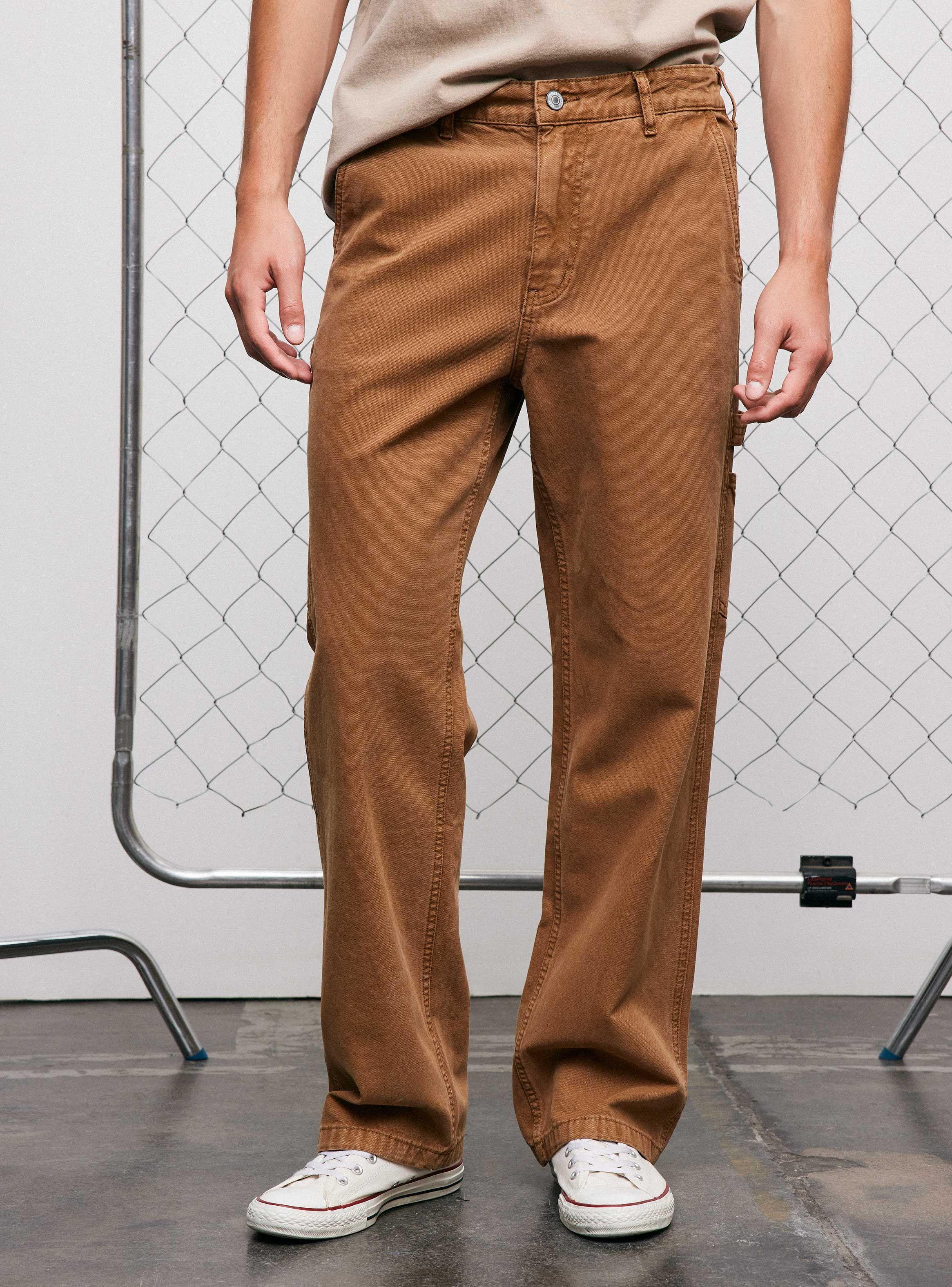 Pantalón Carpintero Bolsillo Parche-0