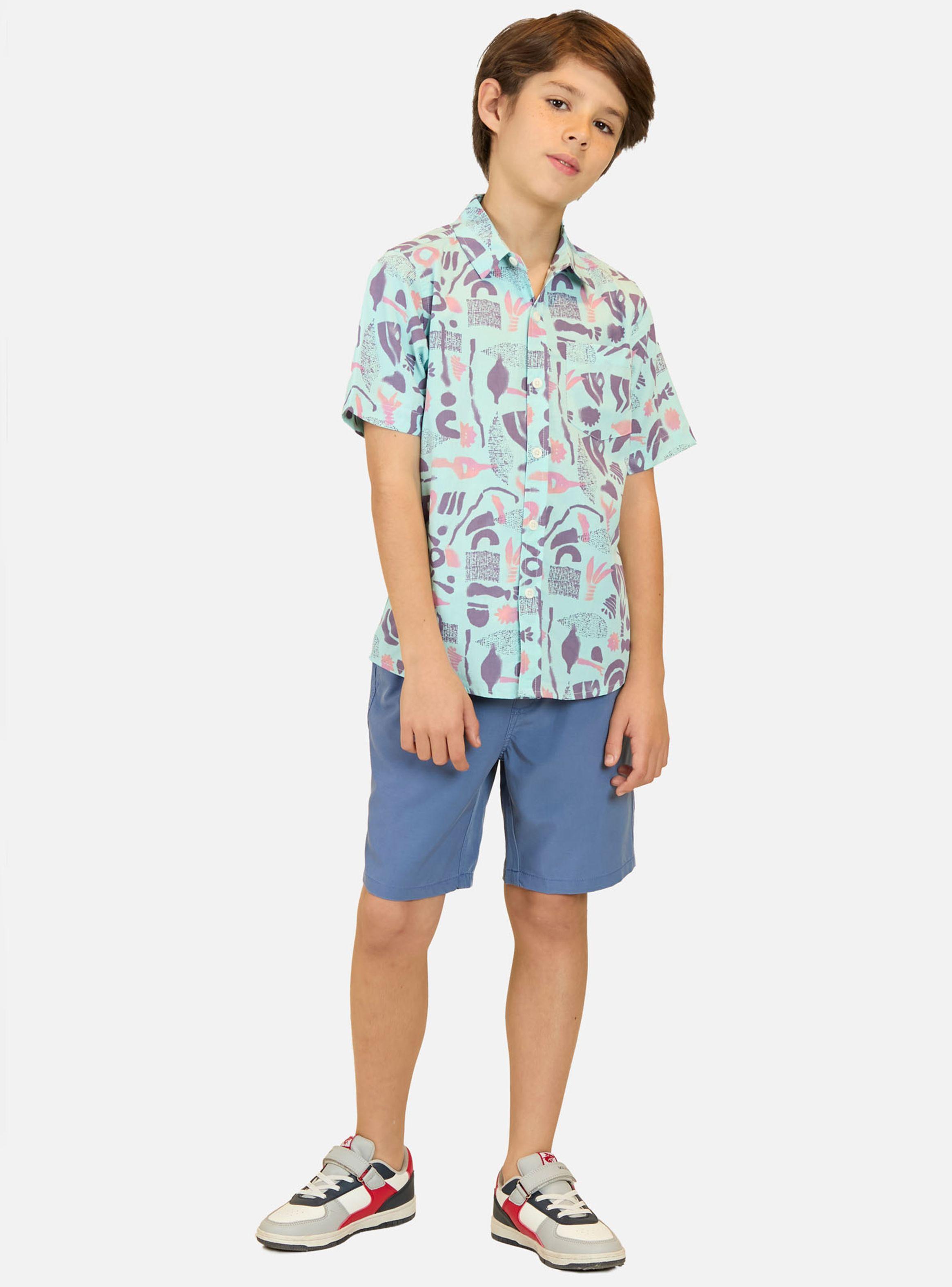 Camisa Abstract Summer Manga Corta-3
