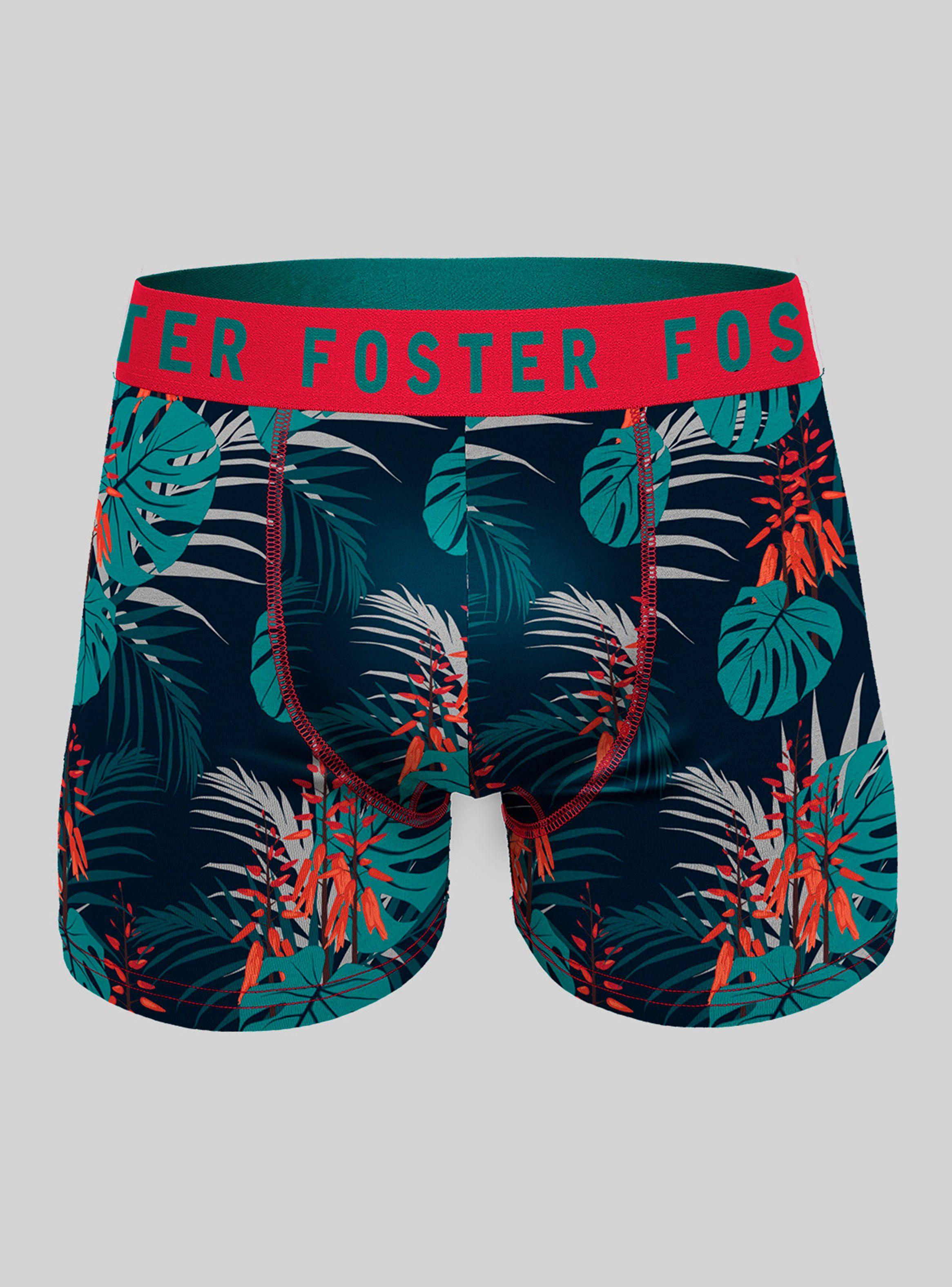 Pack 4 Bóxer Print Nav Jungle de Foster