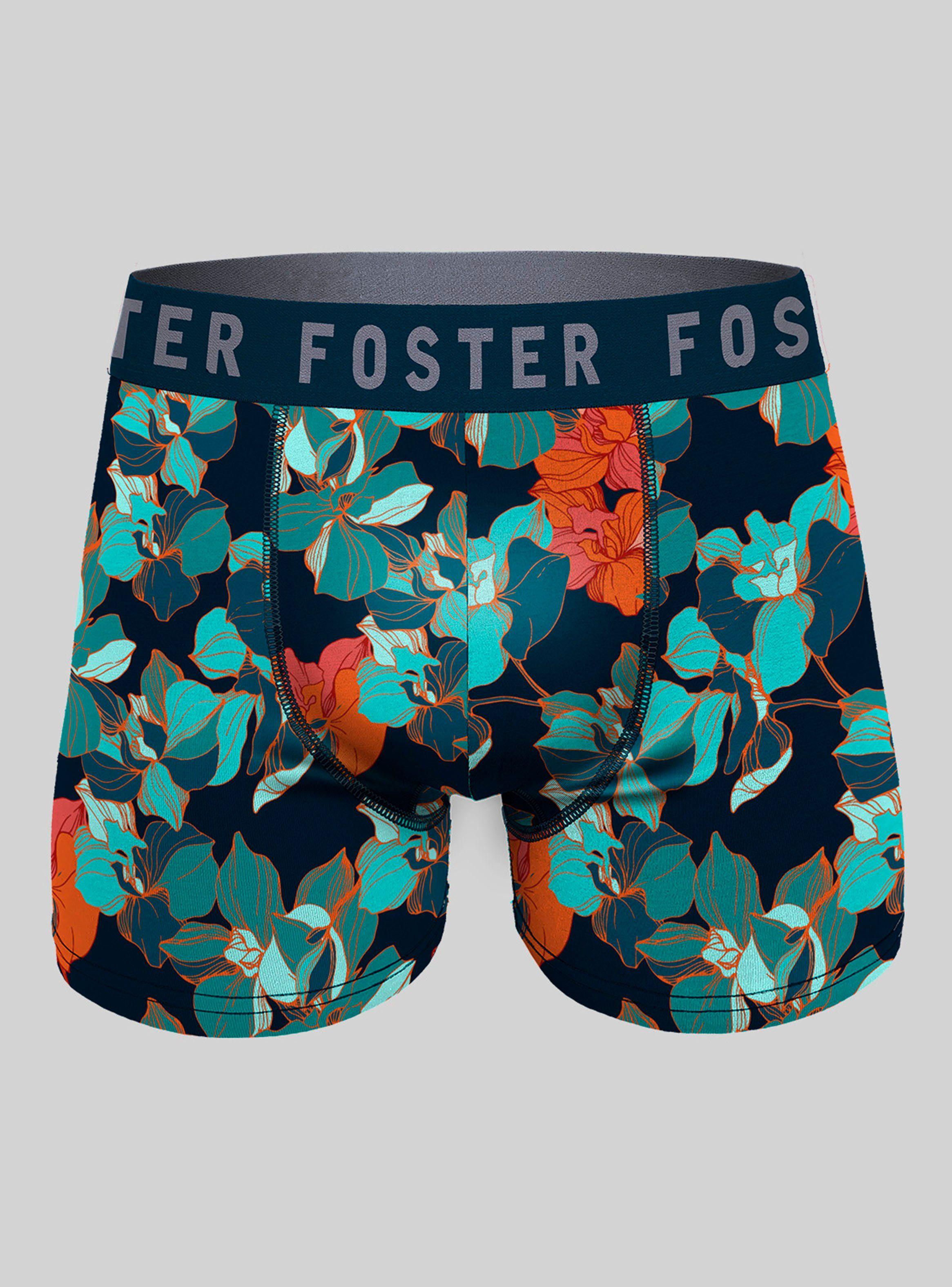 Pack 4 Bóxer Print Nav Jungle de Foster