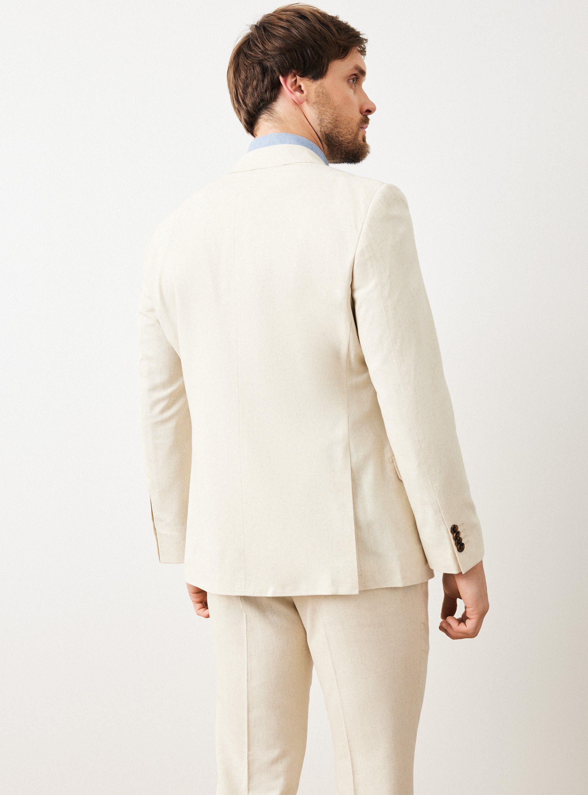 Traje Recto Lino Slim Fit-1
