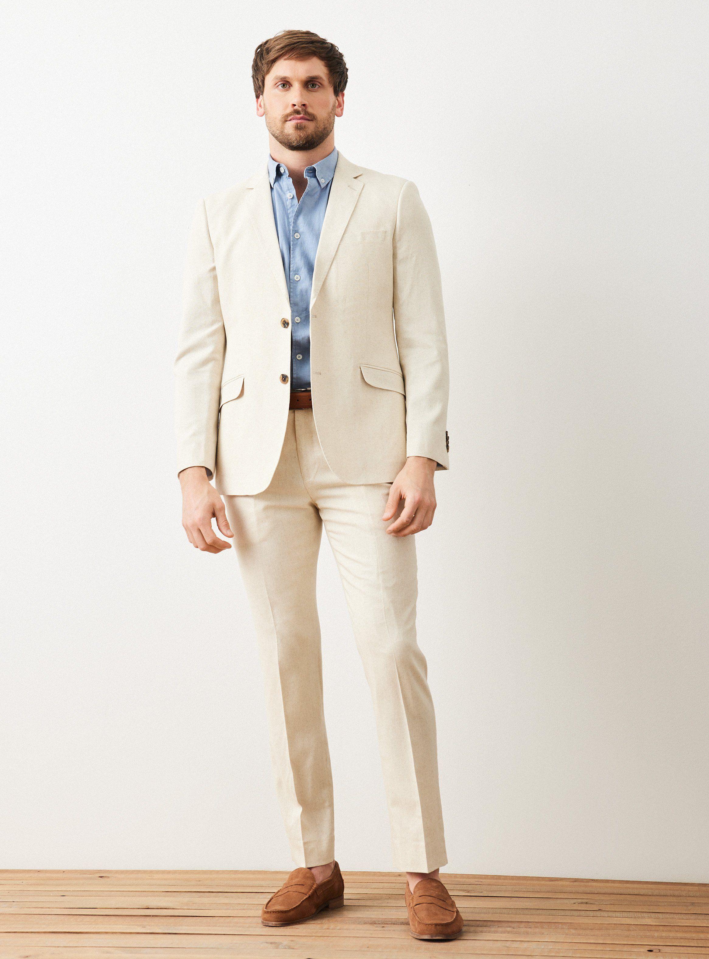 Traje Recto Lino Slim Fit-4