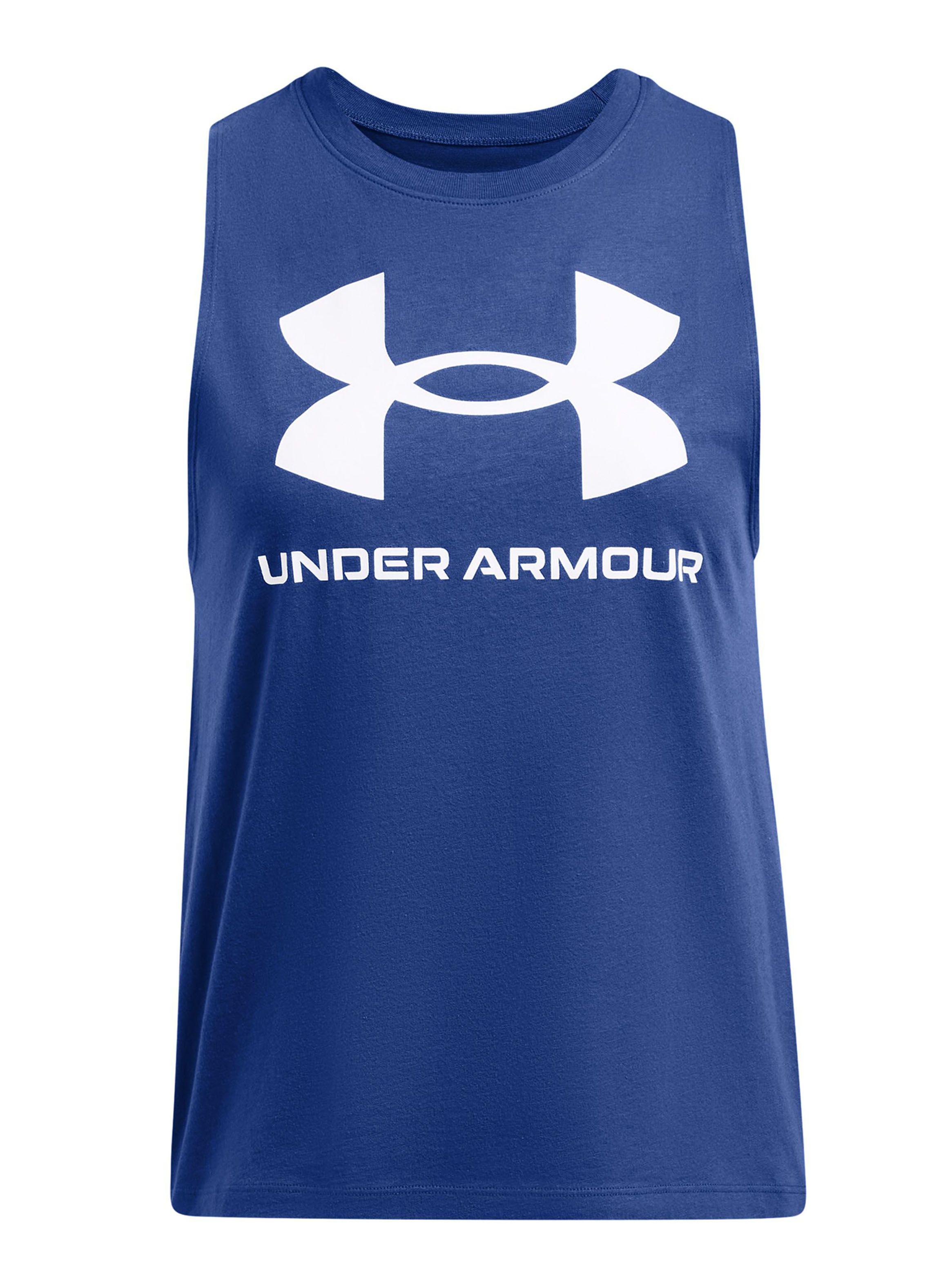 Polera Sin Manga Logo Tank-0