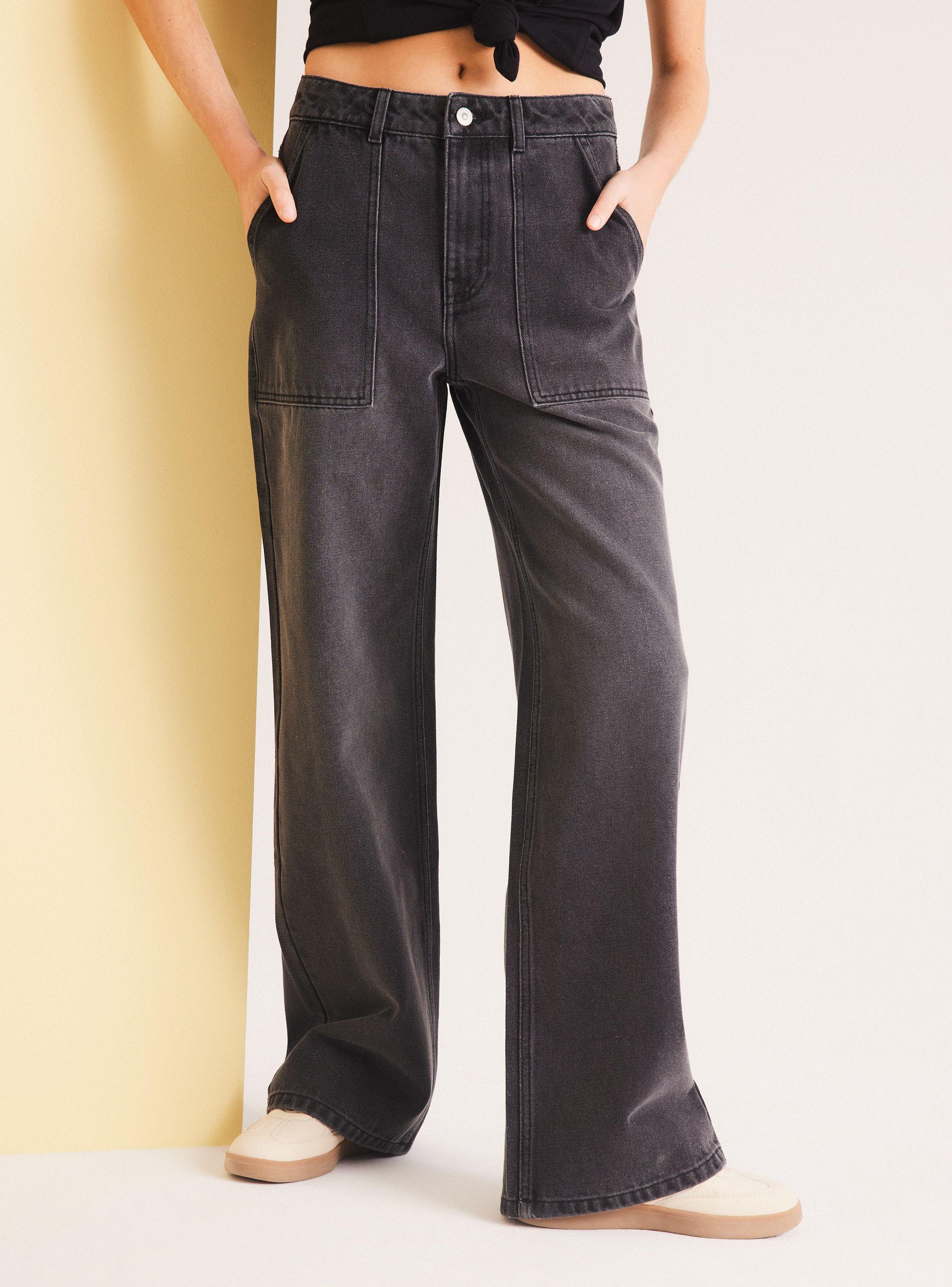 Jeans Color Sobre Teñido-0
