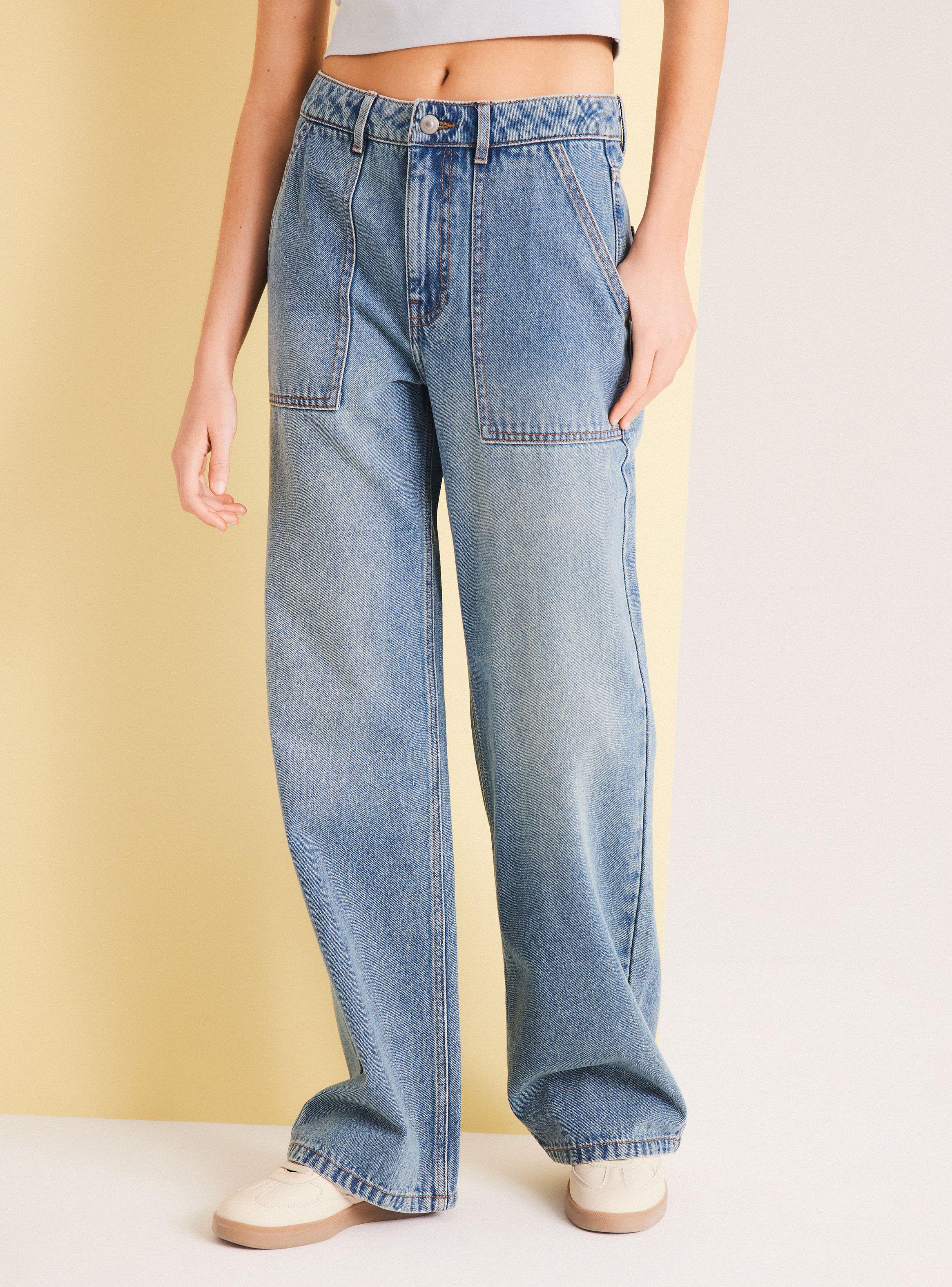 Jeans Color Sobre Teñido-0