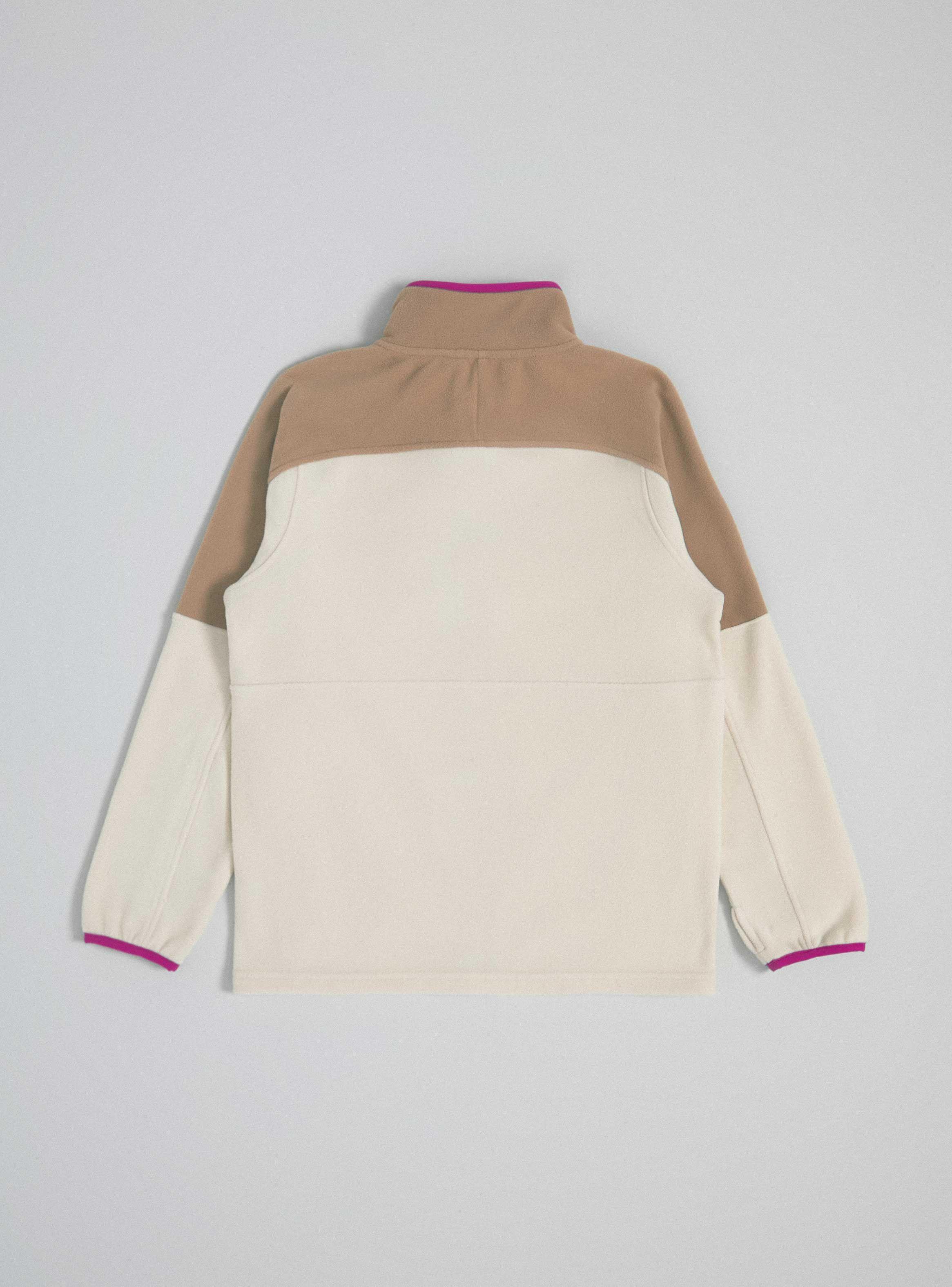 Polar Cuello Alto Botones Duotono-3