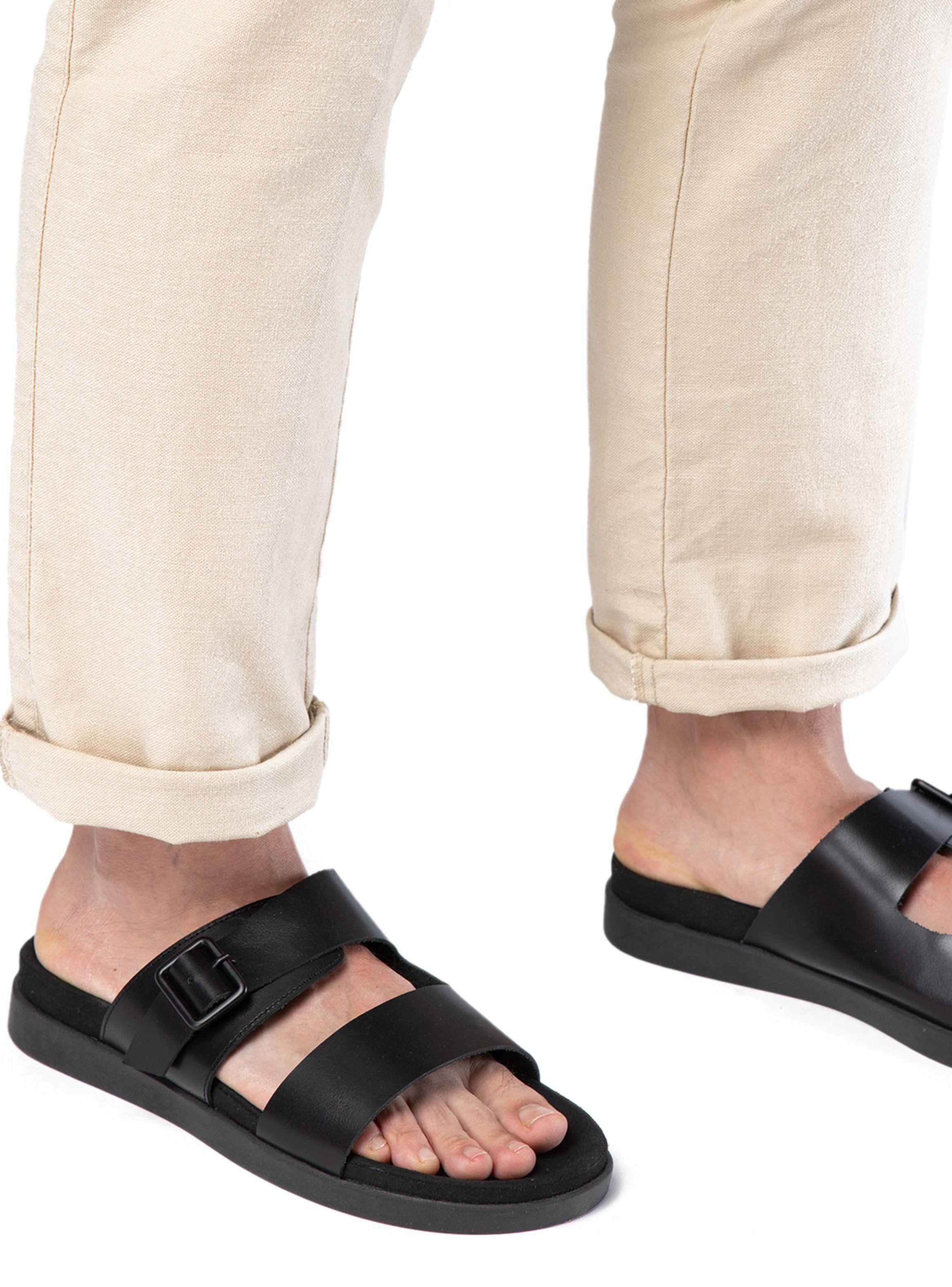 Sandalia Cuero Berna 35507 Hombre-1
