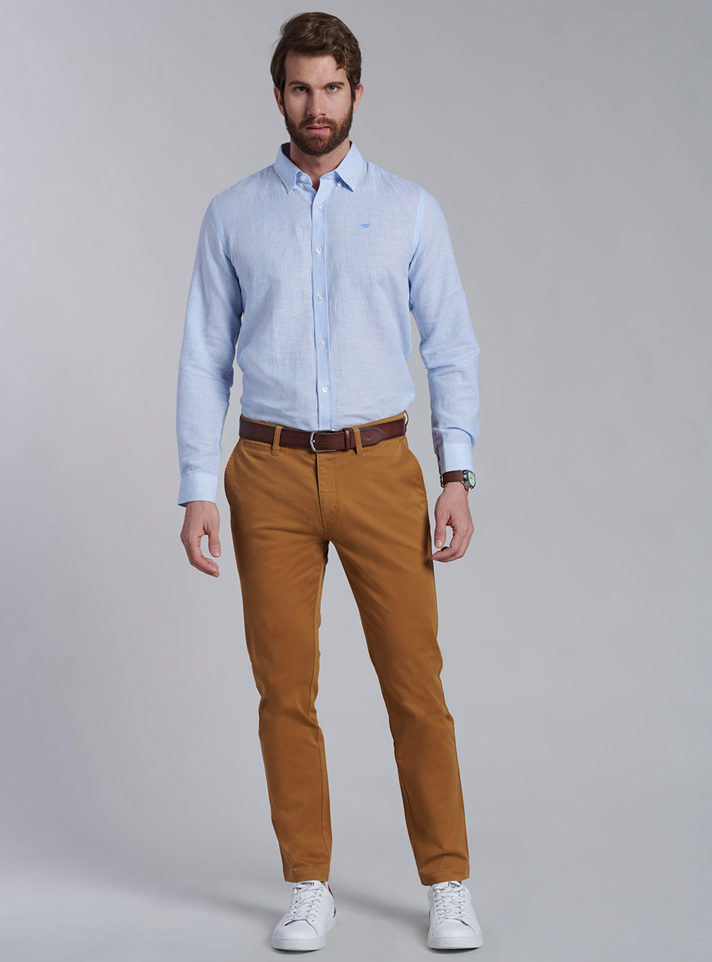 Pantalón Twill Regular Fit-3