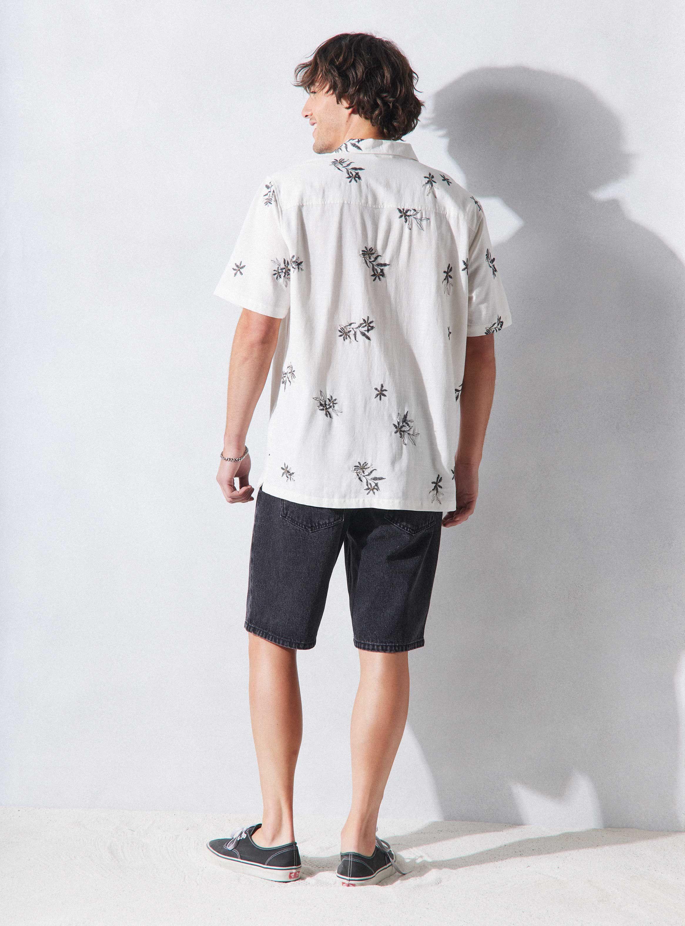 Camisa de Vestir Bordada-5