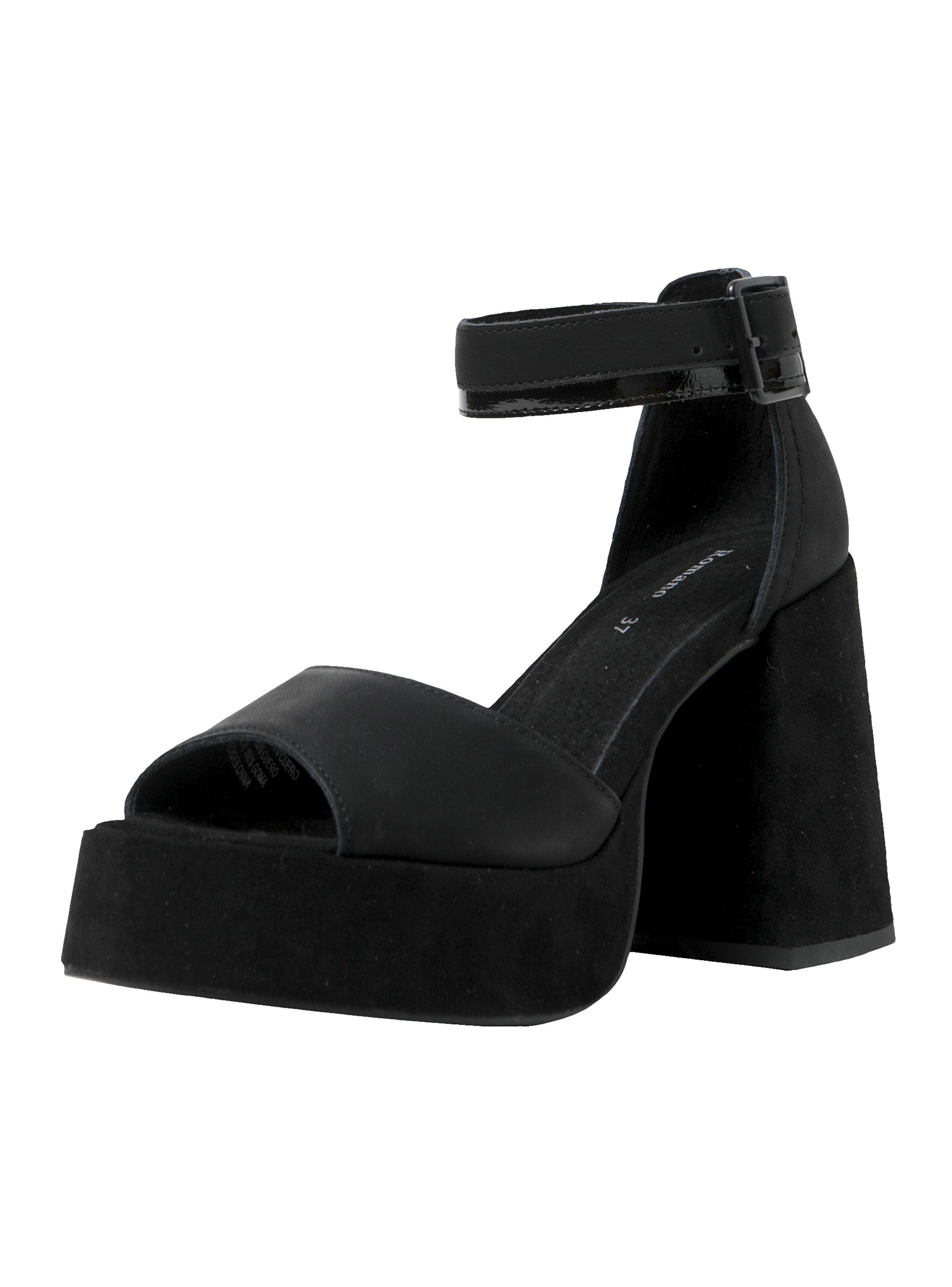 Sandalia Taco Columna 241050 Cuero Mujer-3