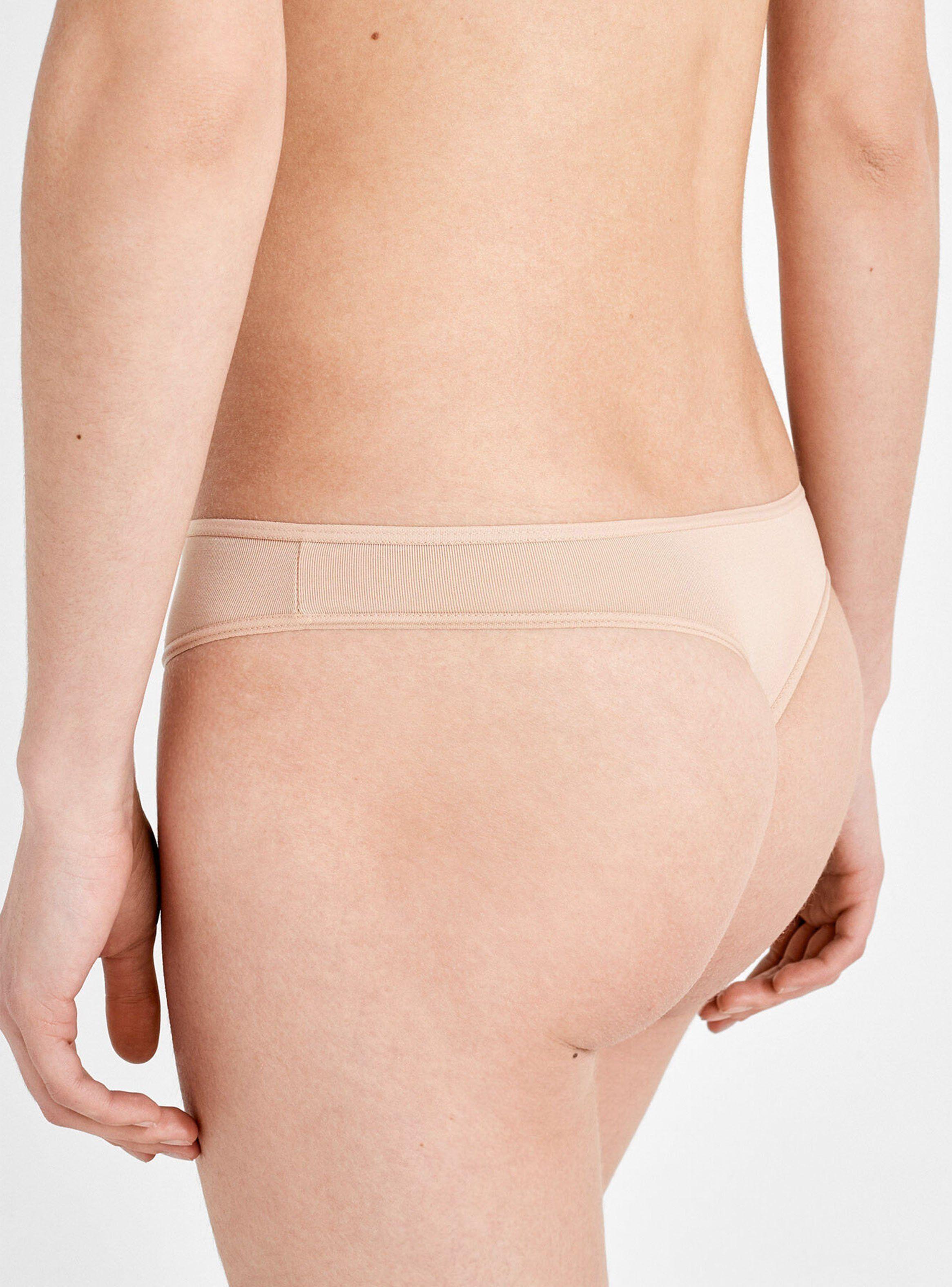 Pack 3 Calzones Thong Microfibra Color Beige-1