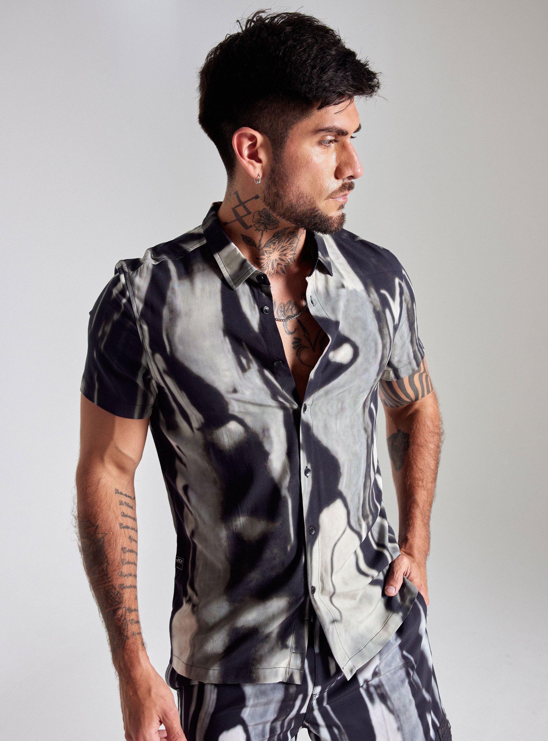 Camisa de Vestir Manchas Orgánicas-0