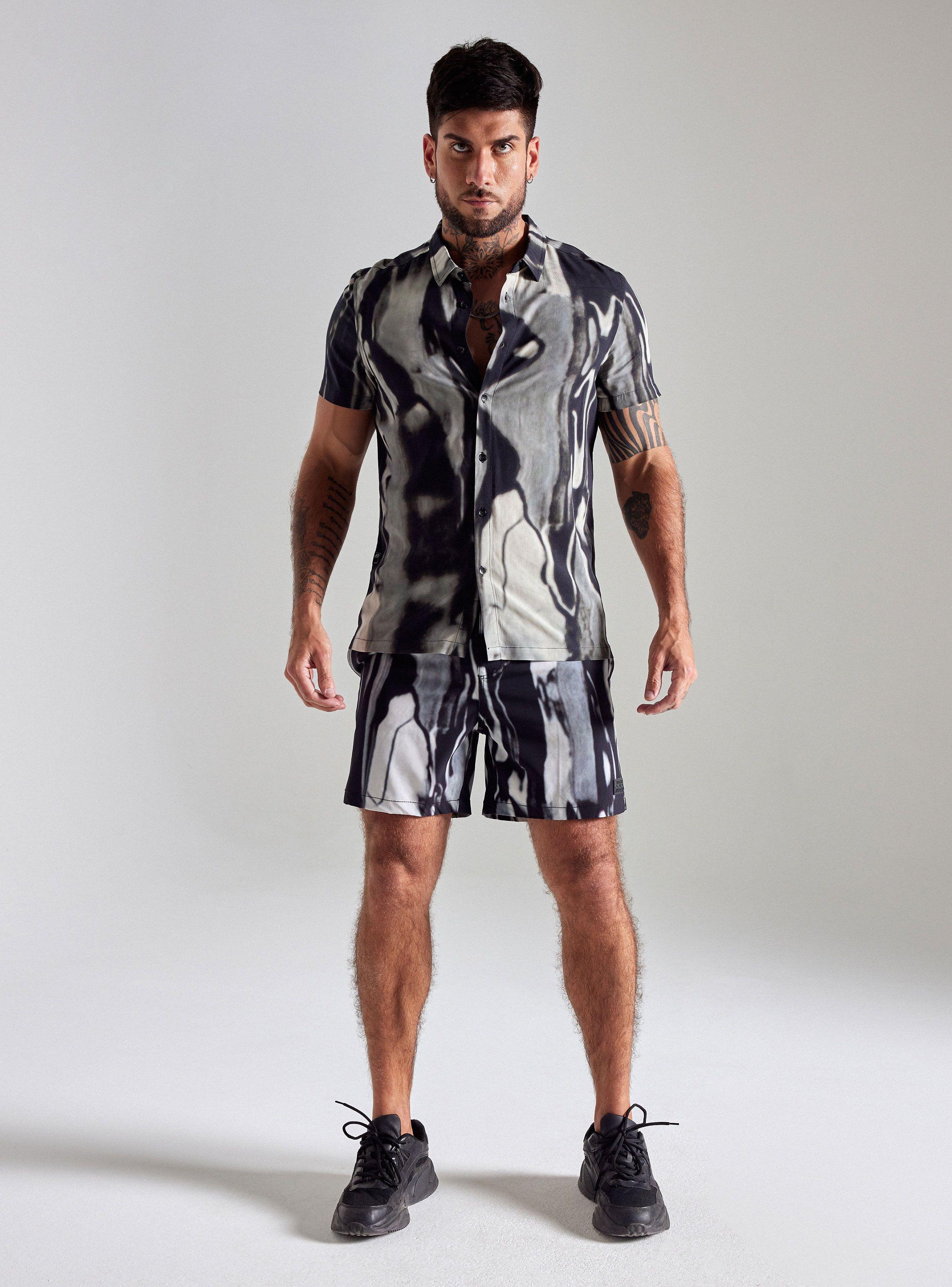 Camisa de Vestir Manchas Orgánicas-4