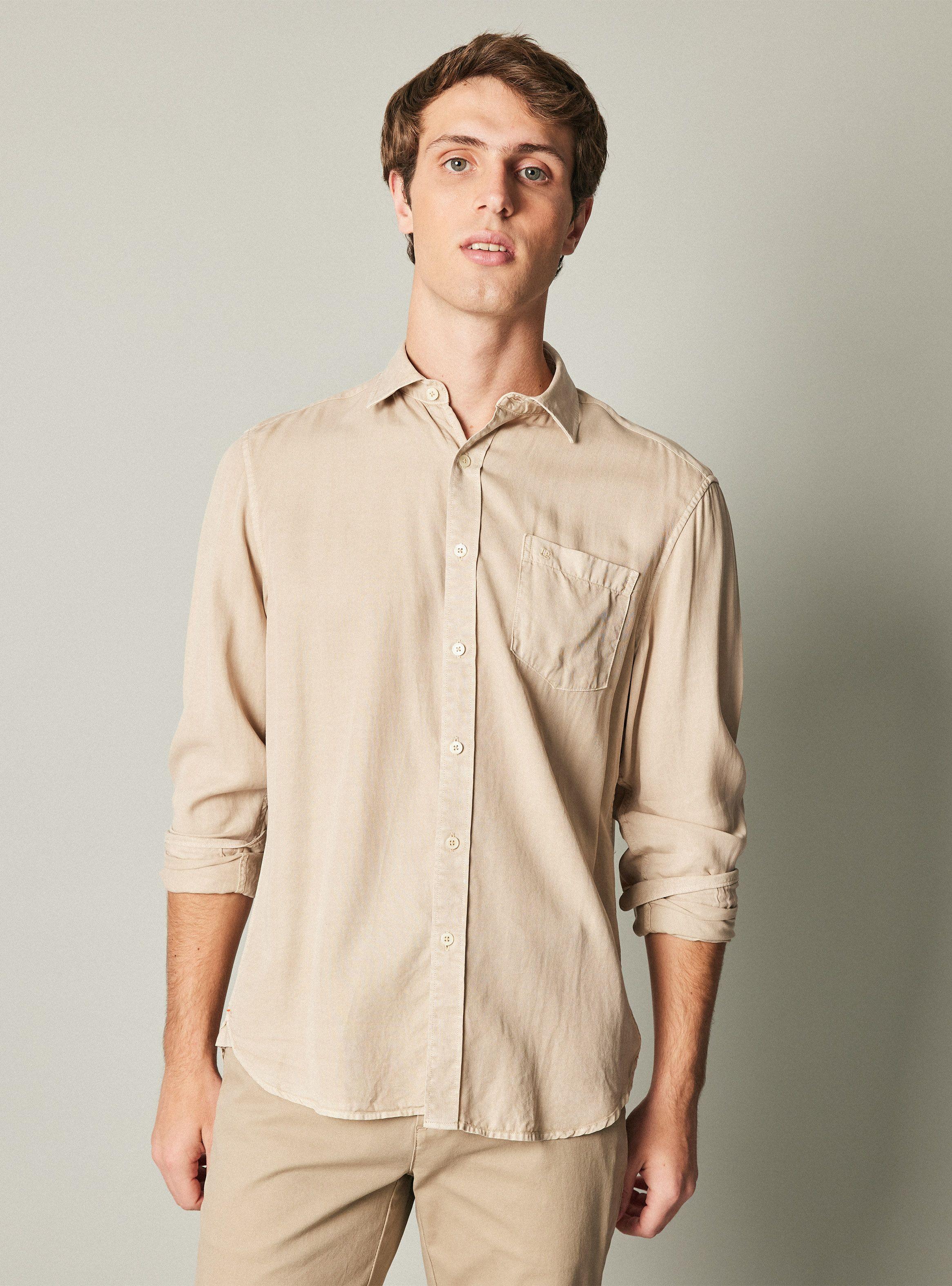 Camisa Manga Larga Lyocell-0