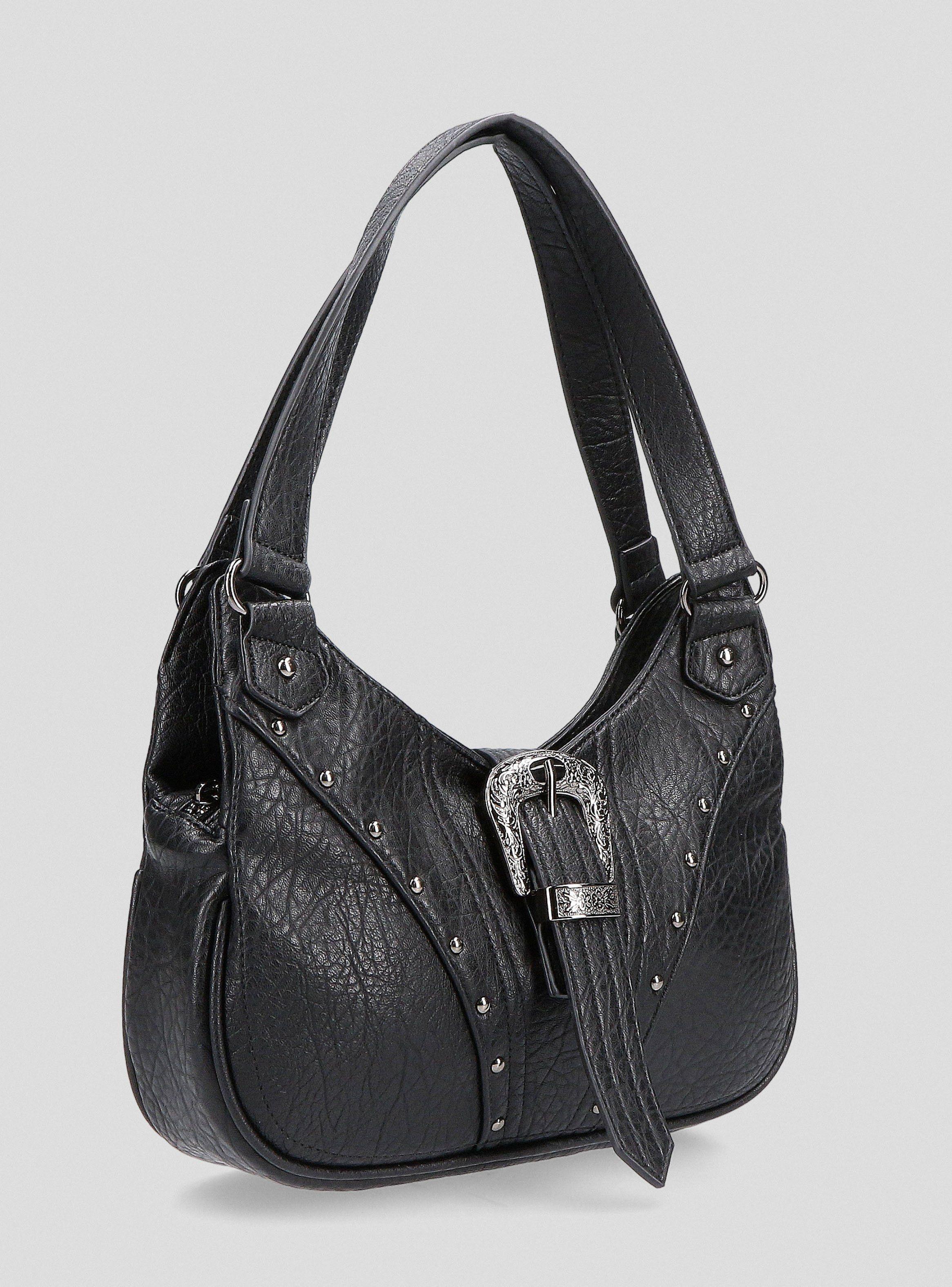 Cartera Boho Hebilla Western-3
