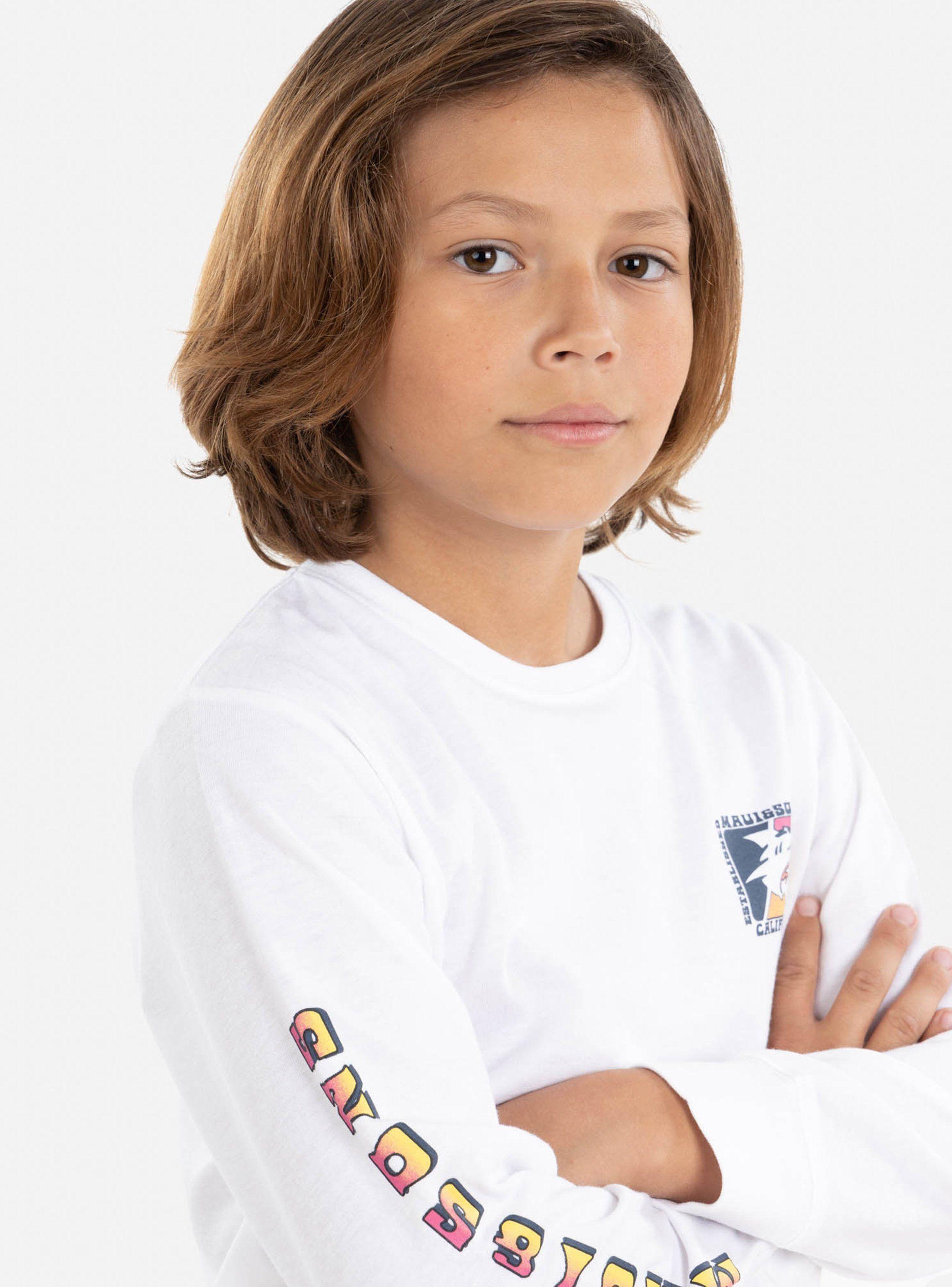 Polera Manga Larga 5P782 Niño Blanco-2