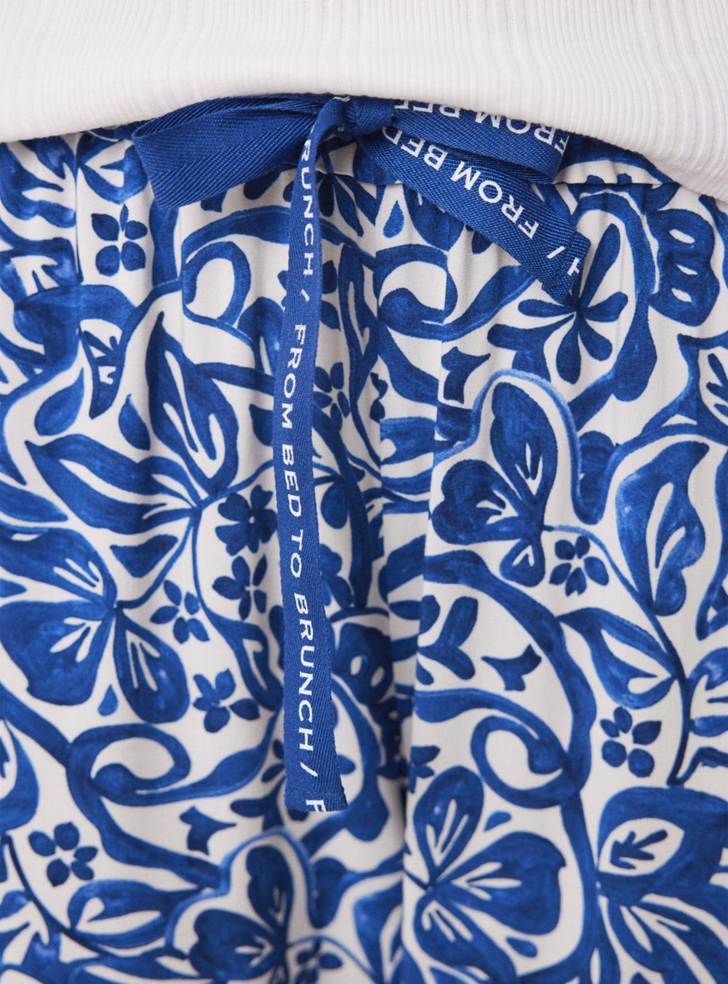 Pantalón Largo Lounge Viscosa Floreado-2