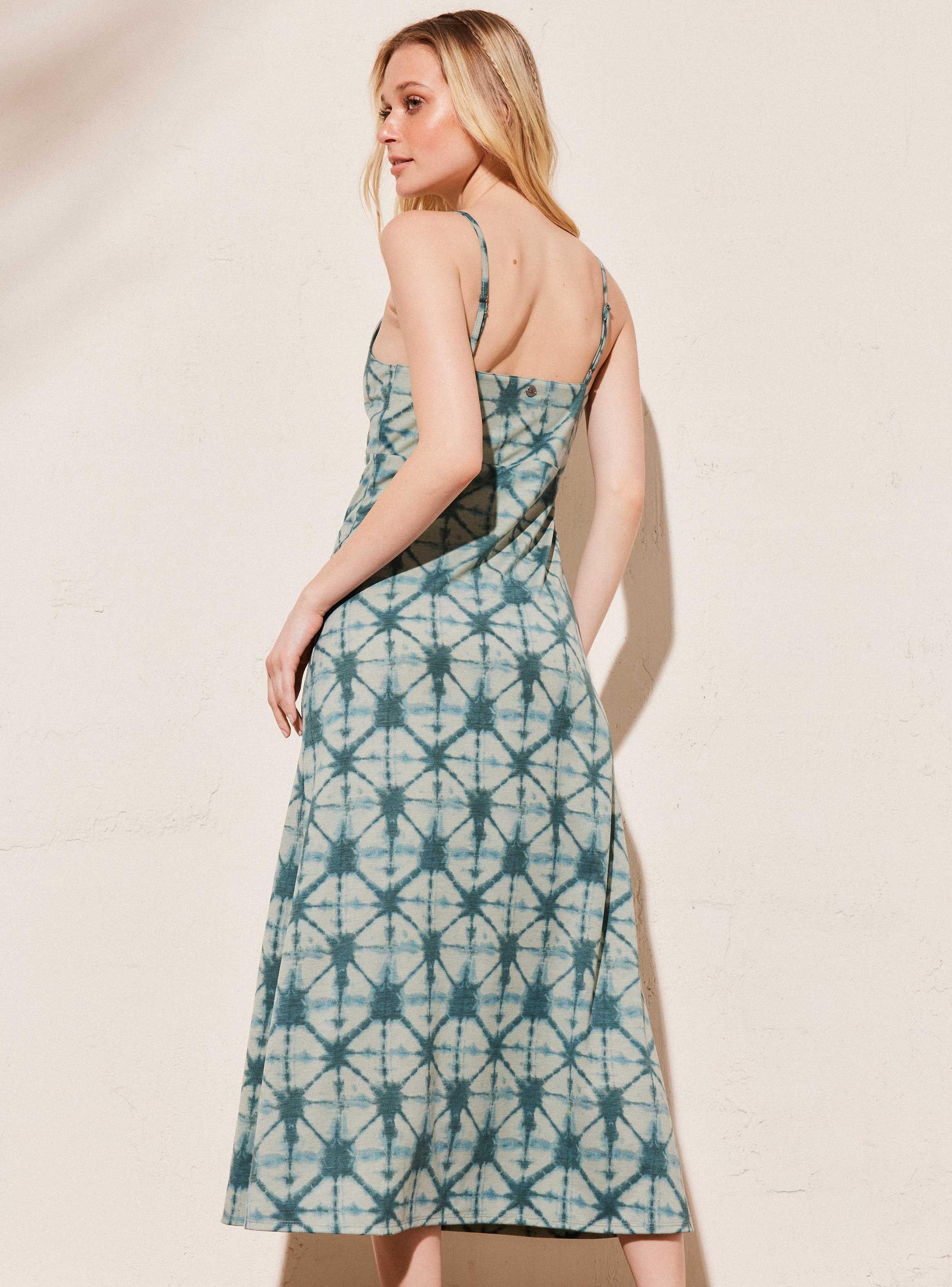 Vestido Estampado Tipo Tie Dye-1
