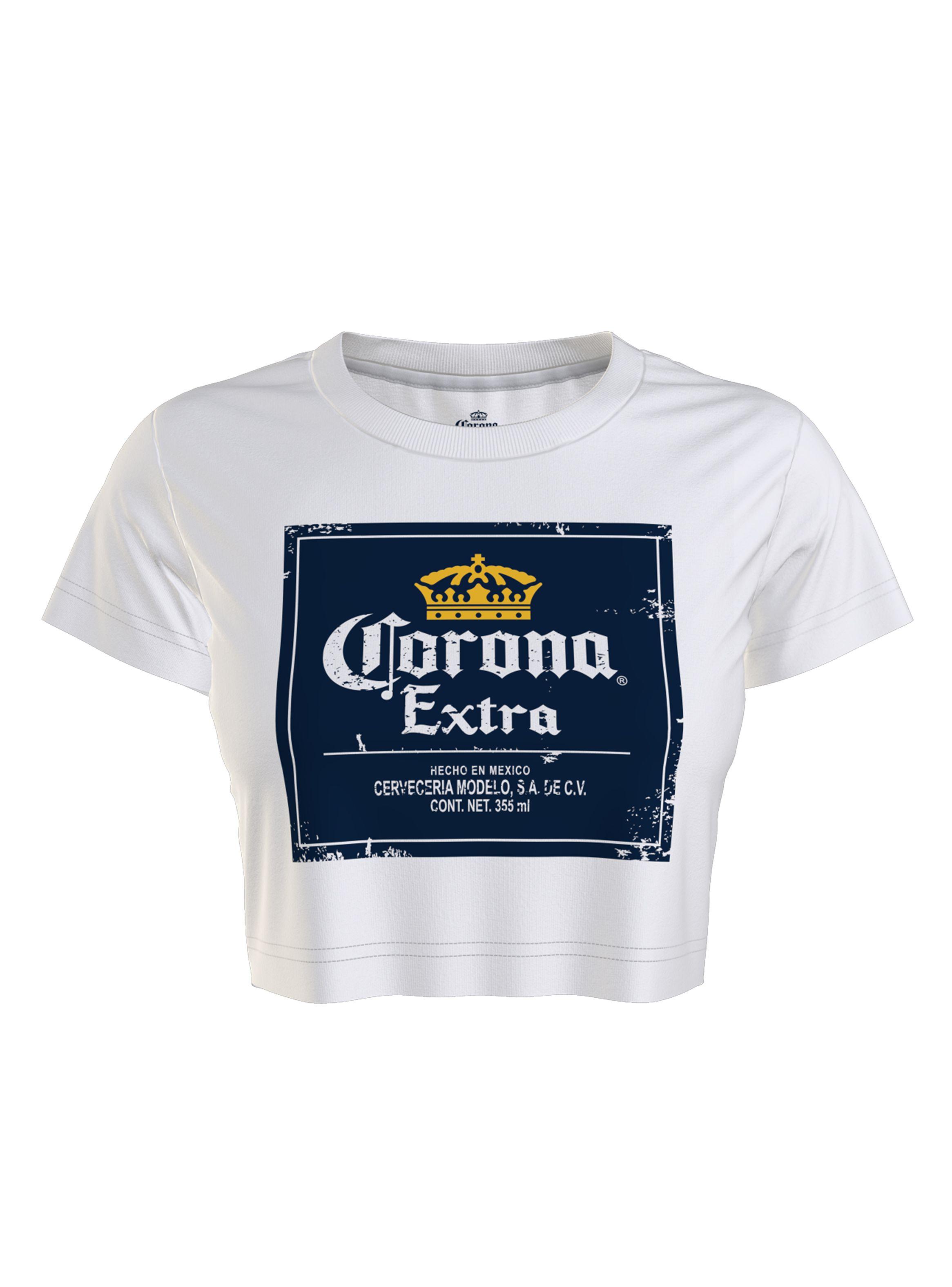 Polera Crop Top  Corona Manga Corta-0