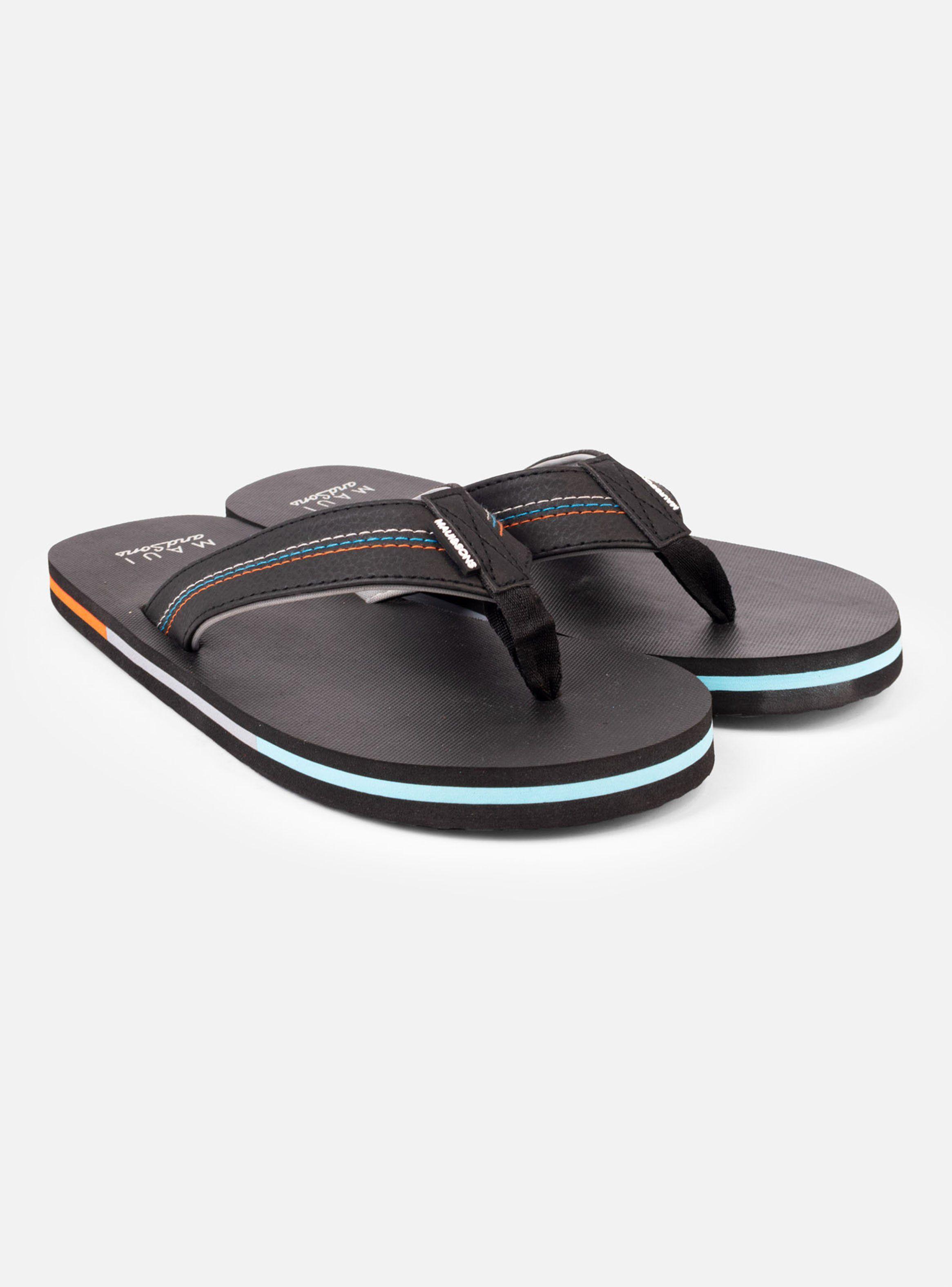 Sandalia Hombre Estampada 5S1926Mv Black-0