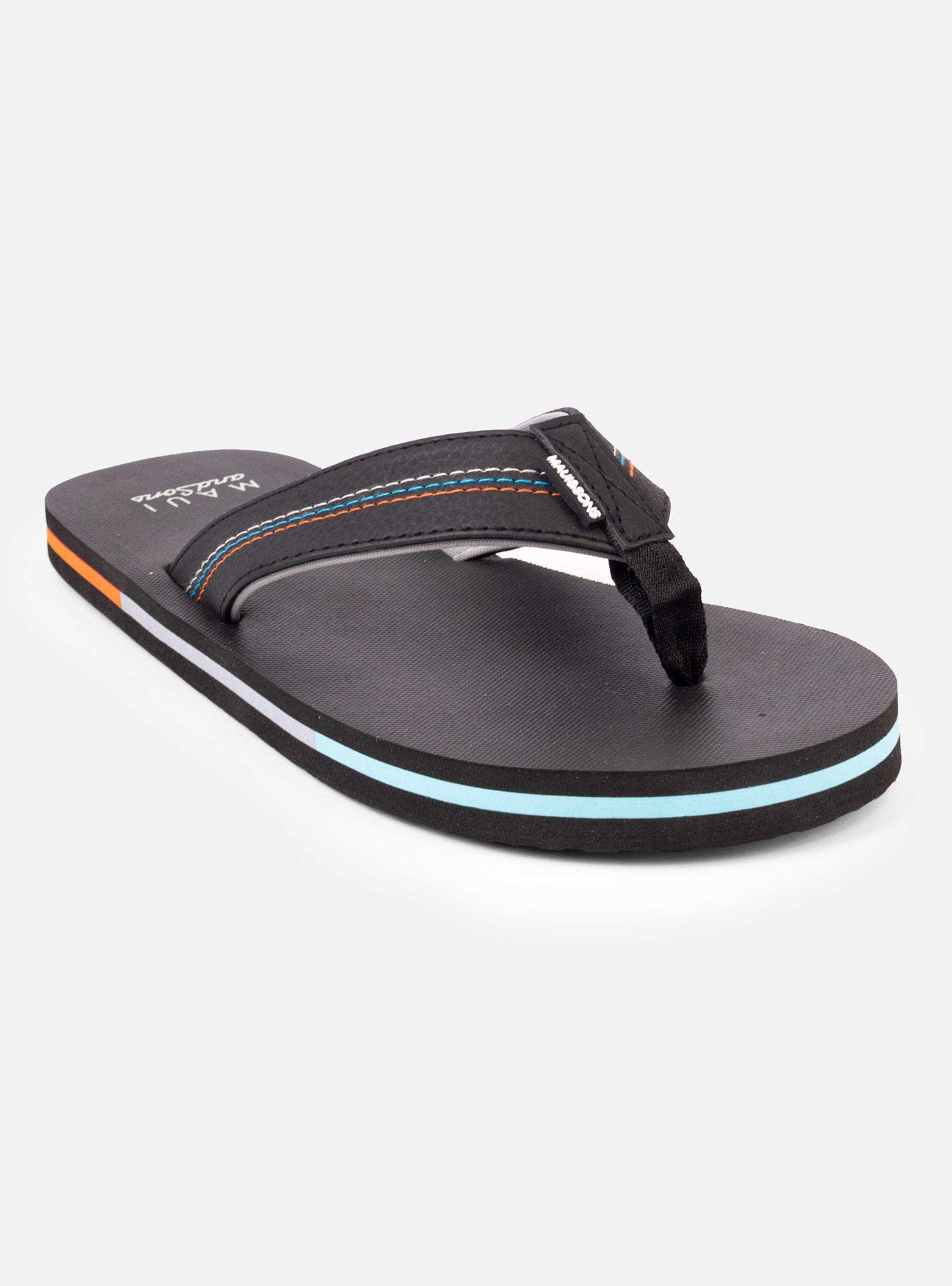 Sandalia Hombre Estampada 5S1926Mv Black-2