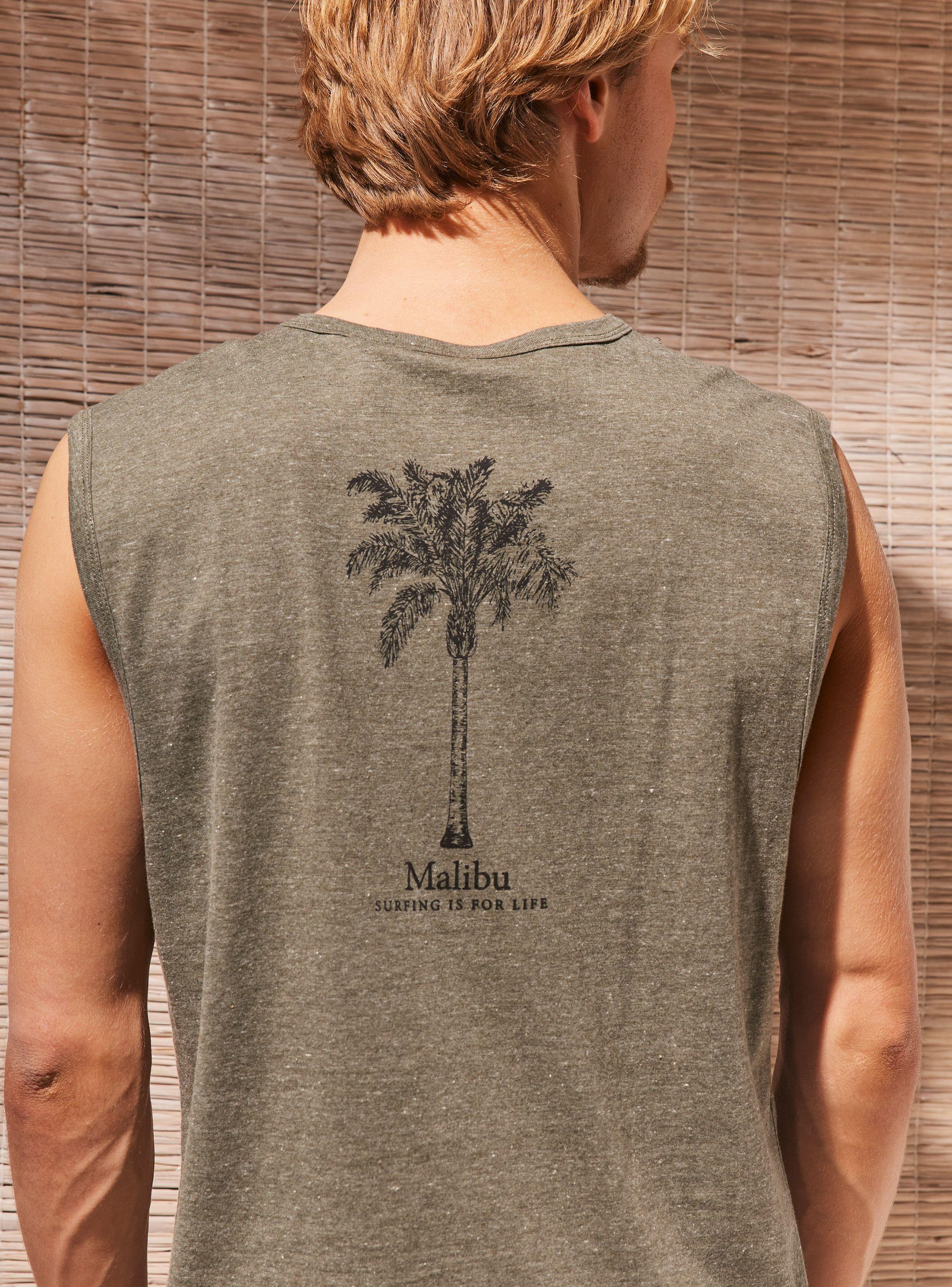 Polera Print Espalda Palm Malibu-3