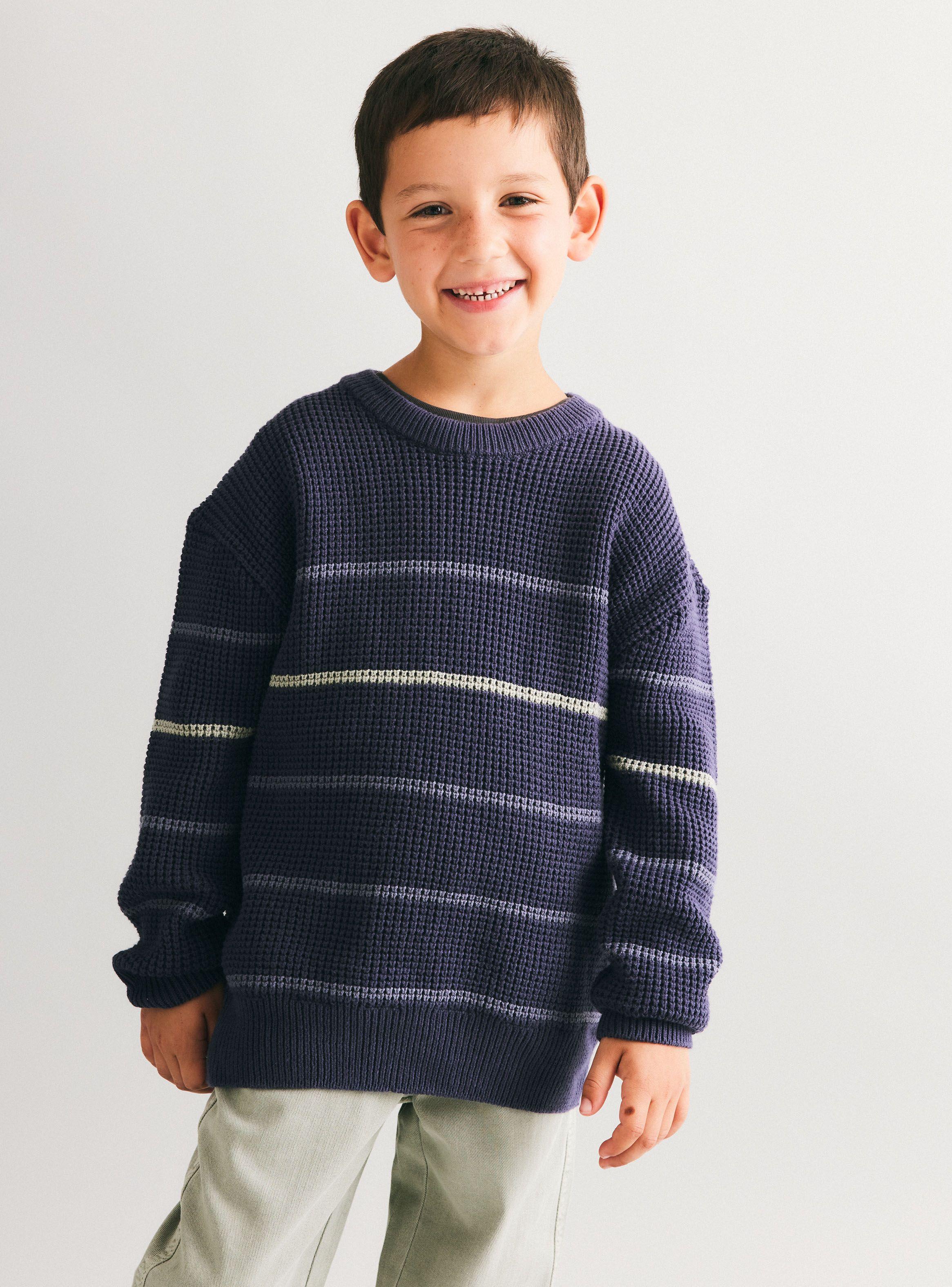 Sweater Textura Rayas-0