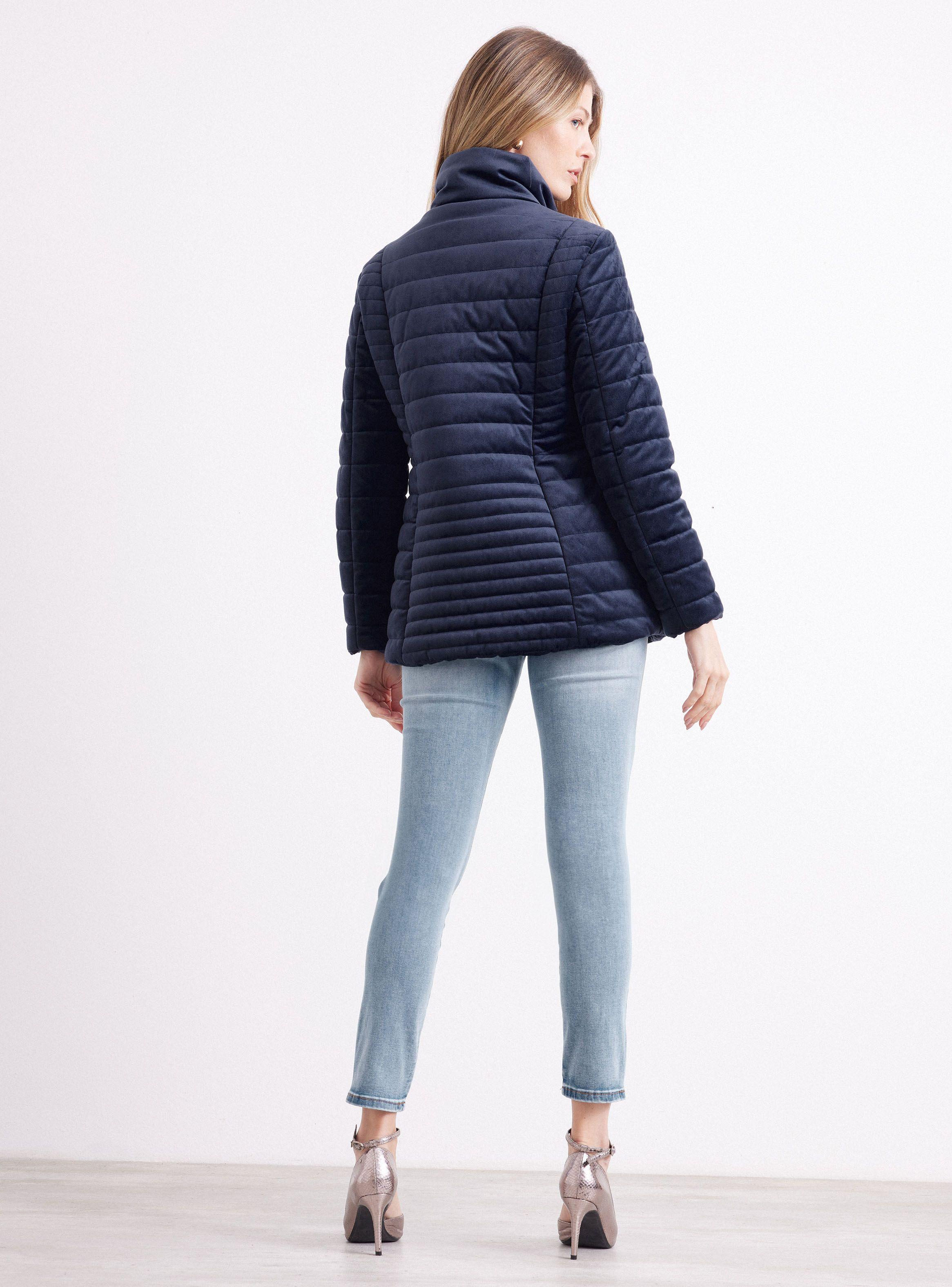 Parka De Terciopelo Acolchada-5